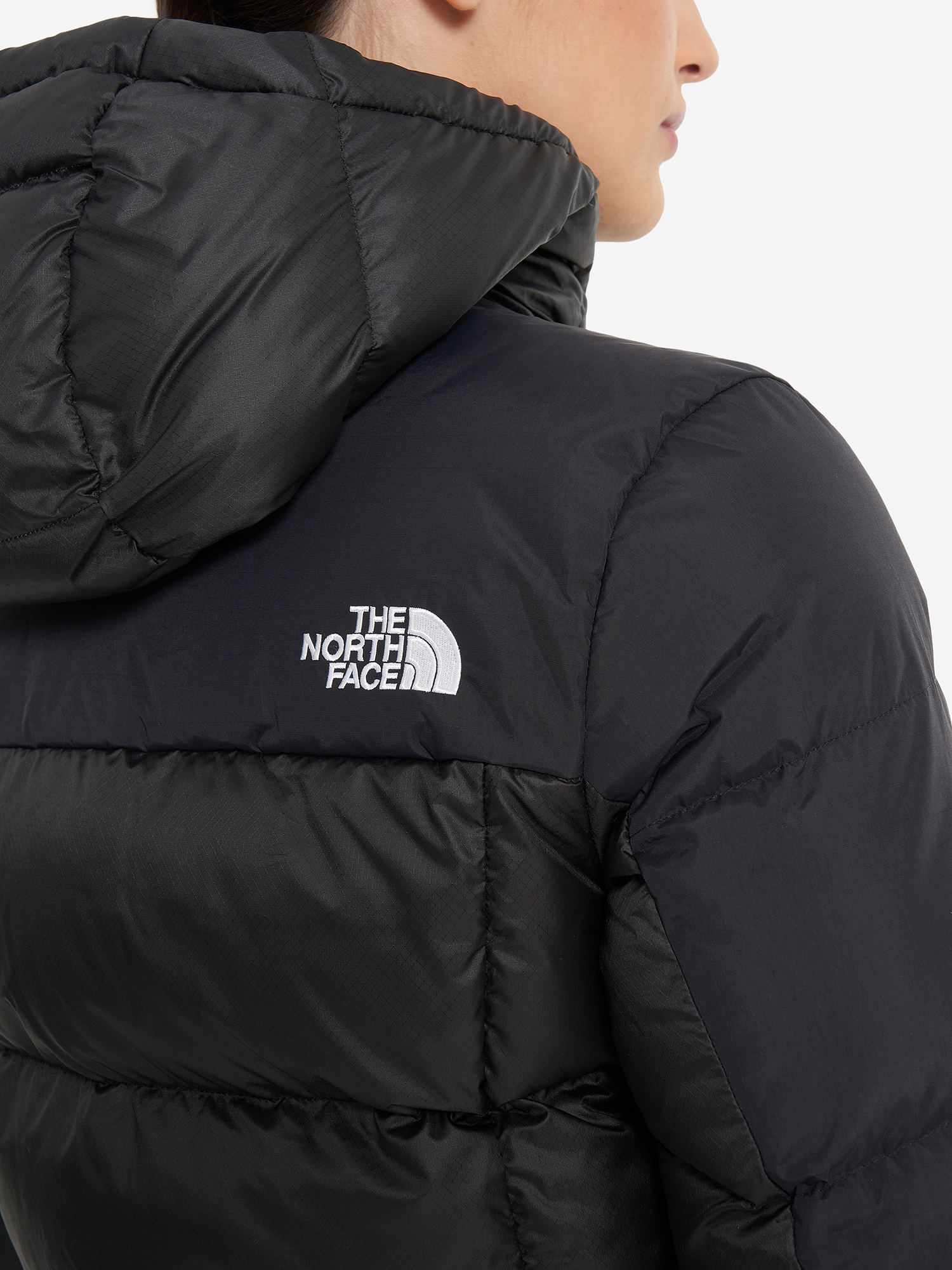 фото Пуховик женский the north face diablo, черный