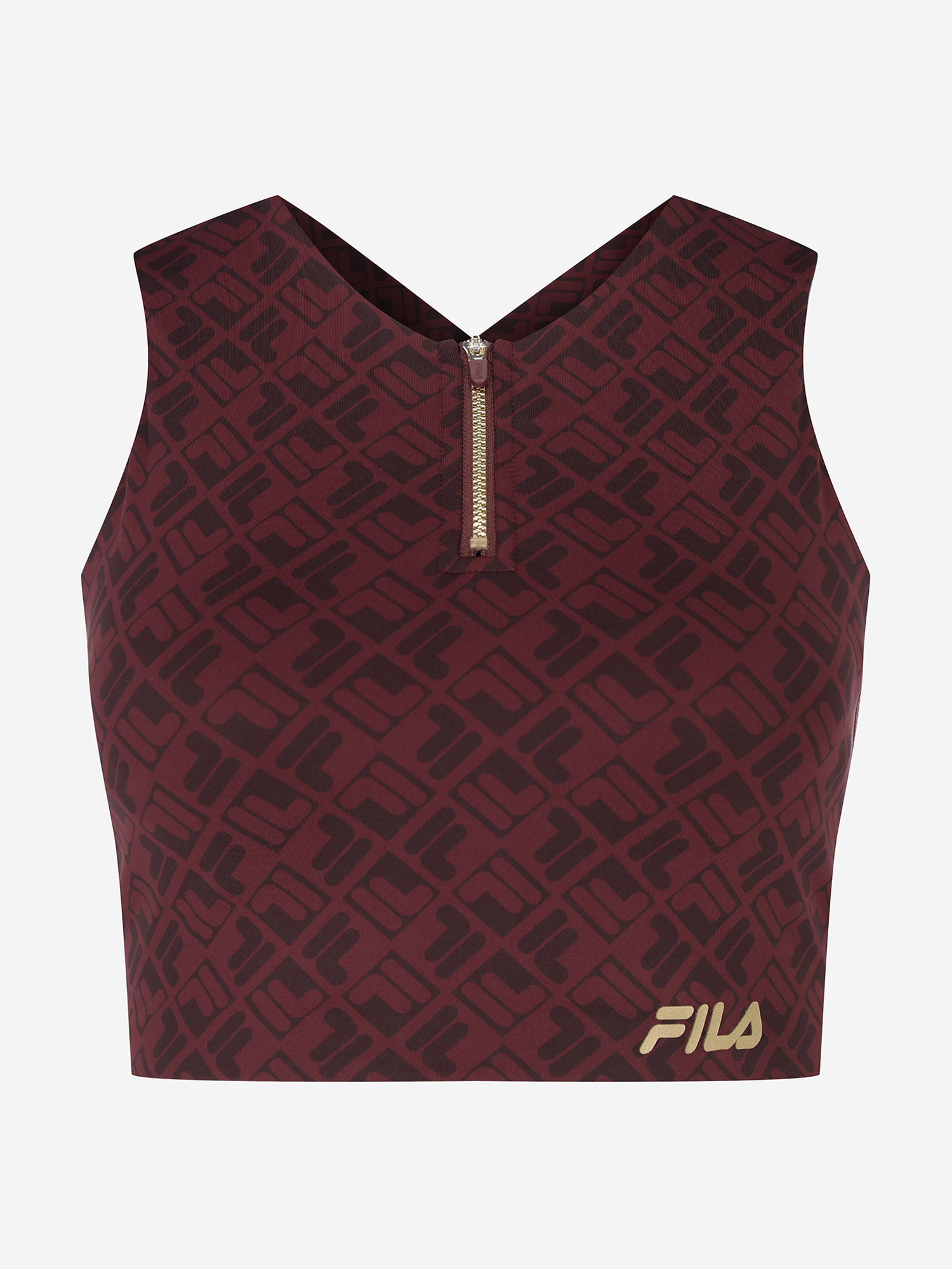 фото Топ бра спортивный fila, красный