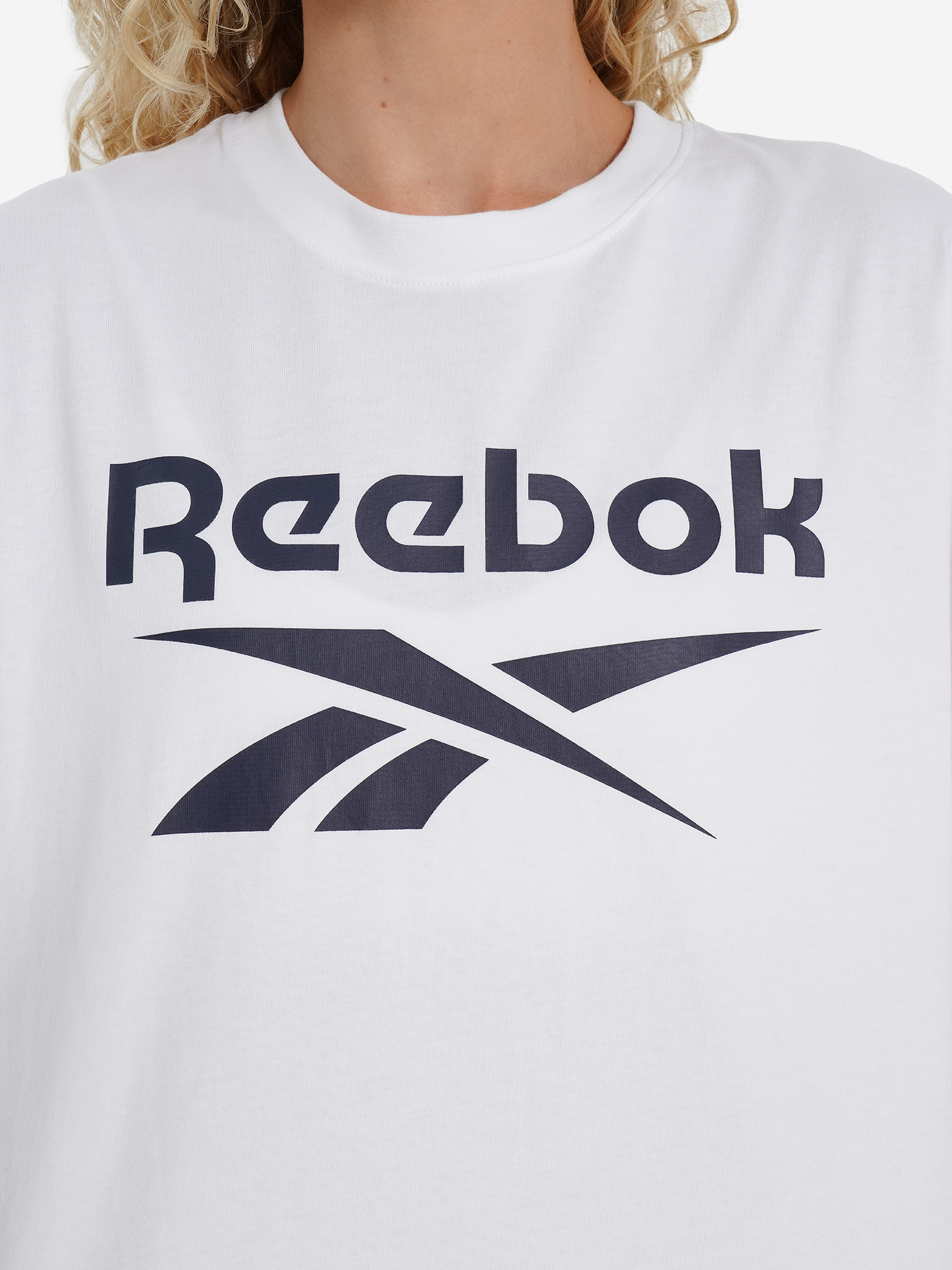фото Футболка женская reebok nova, белый