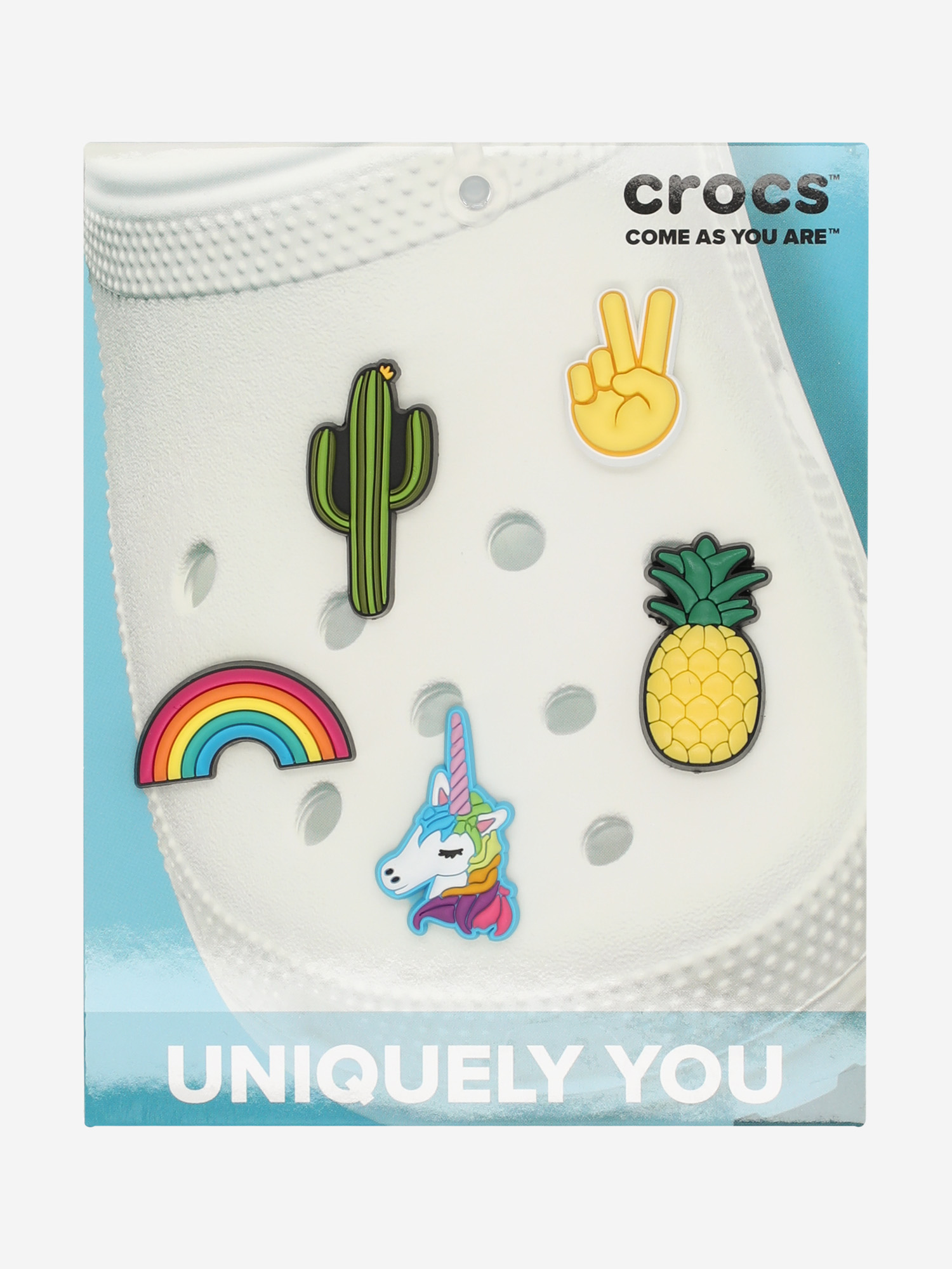 фото Украшение для обуви crocs fun trend 5 pack, мультицвет