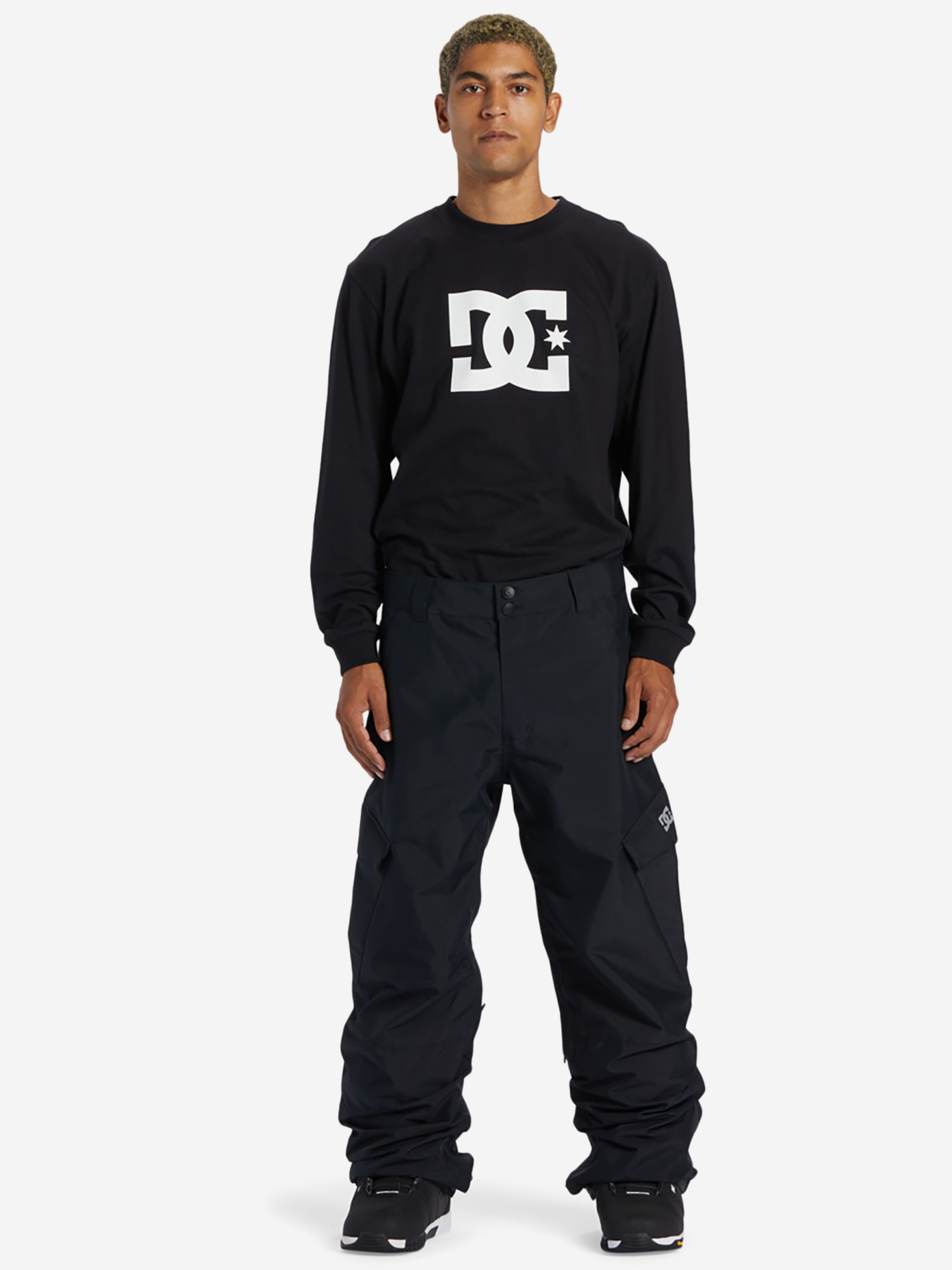 фото Брюки утепленные мужские dc shoes banshee, черный