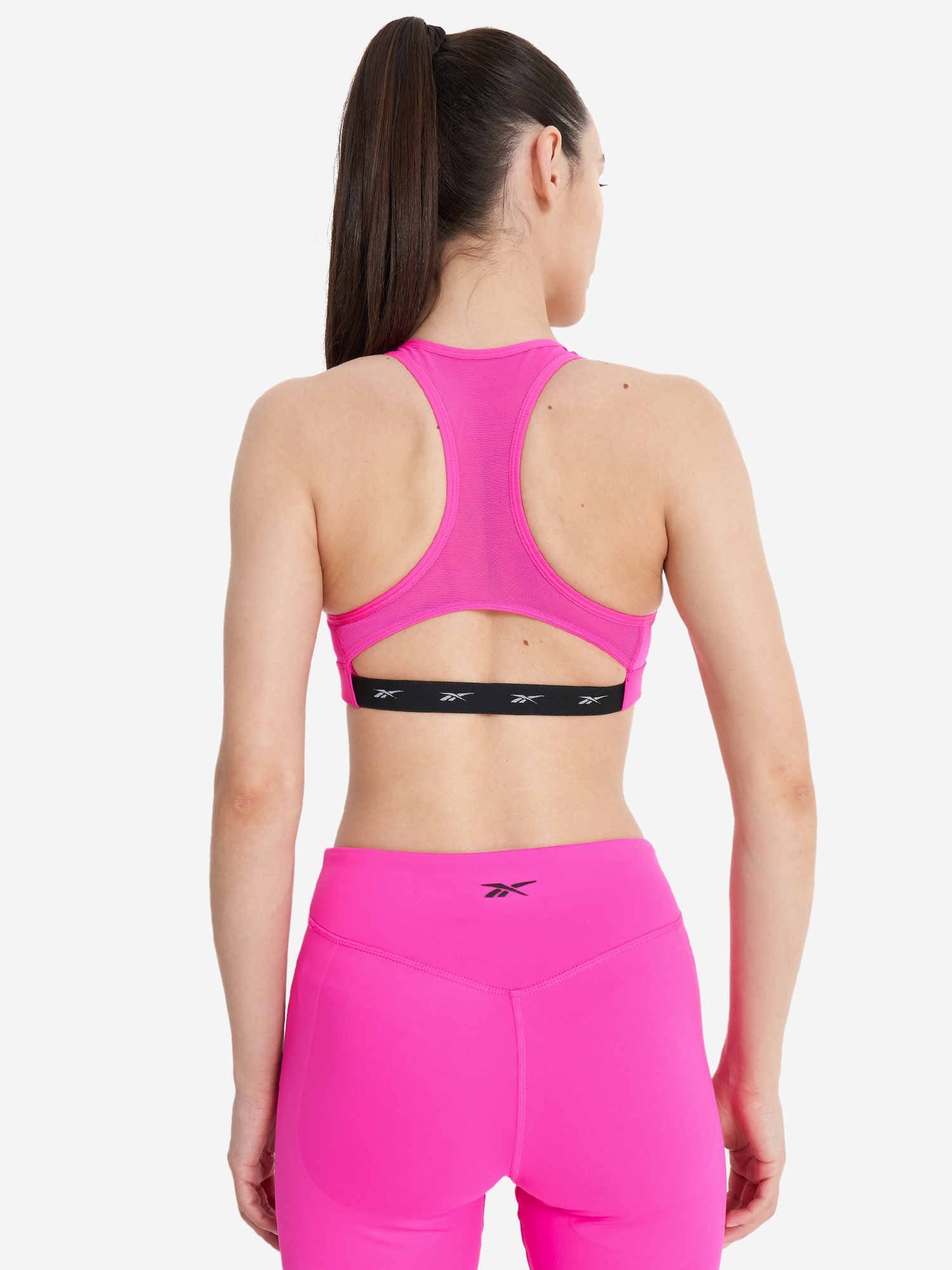 фото Топ бра спортивный reebok lux vector racer, розовый