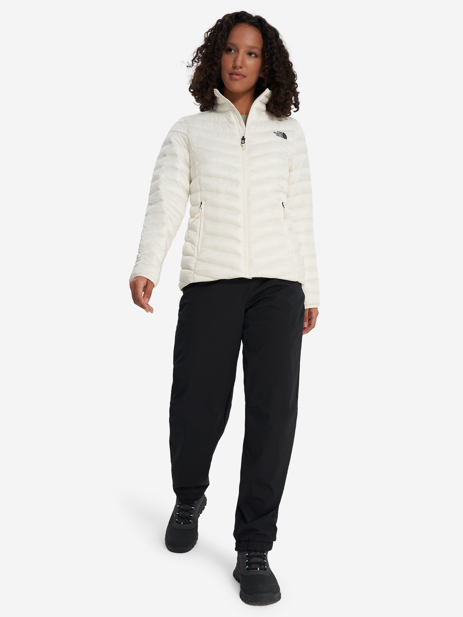 фото Куртка утепленная женская the north face huila synth, бежевый