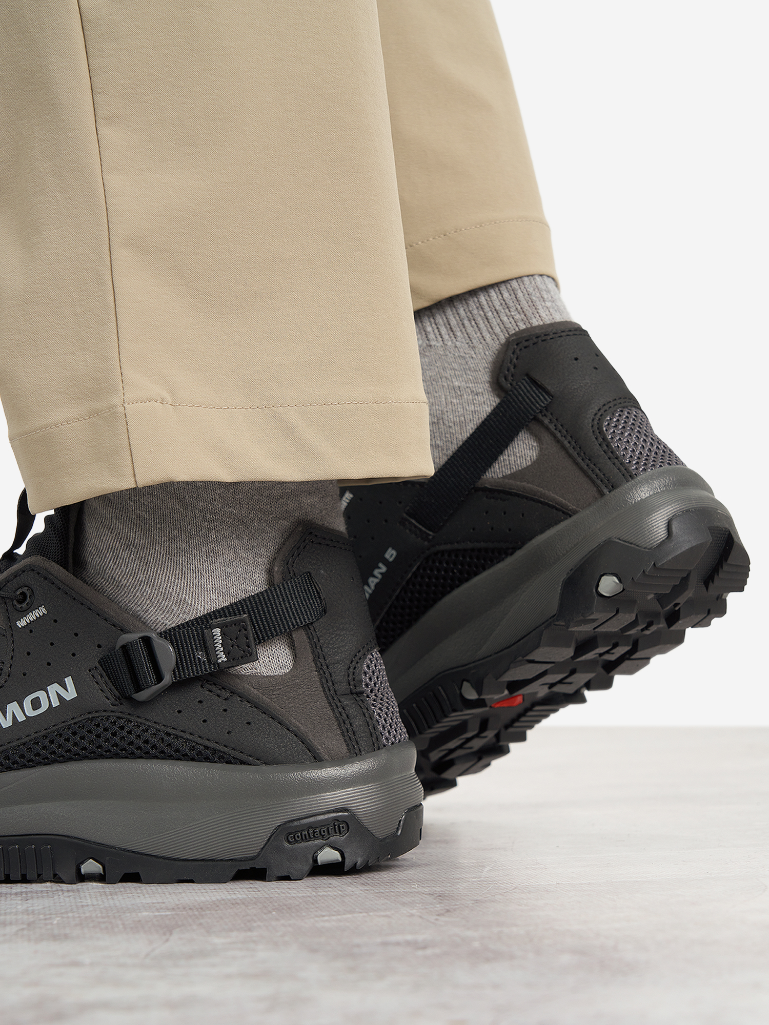 фото Кроссовки мужские salomon techamphibian 5, черный