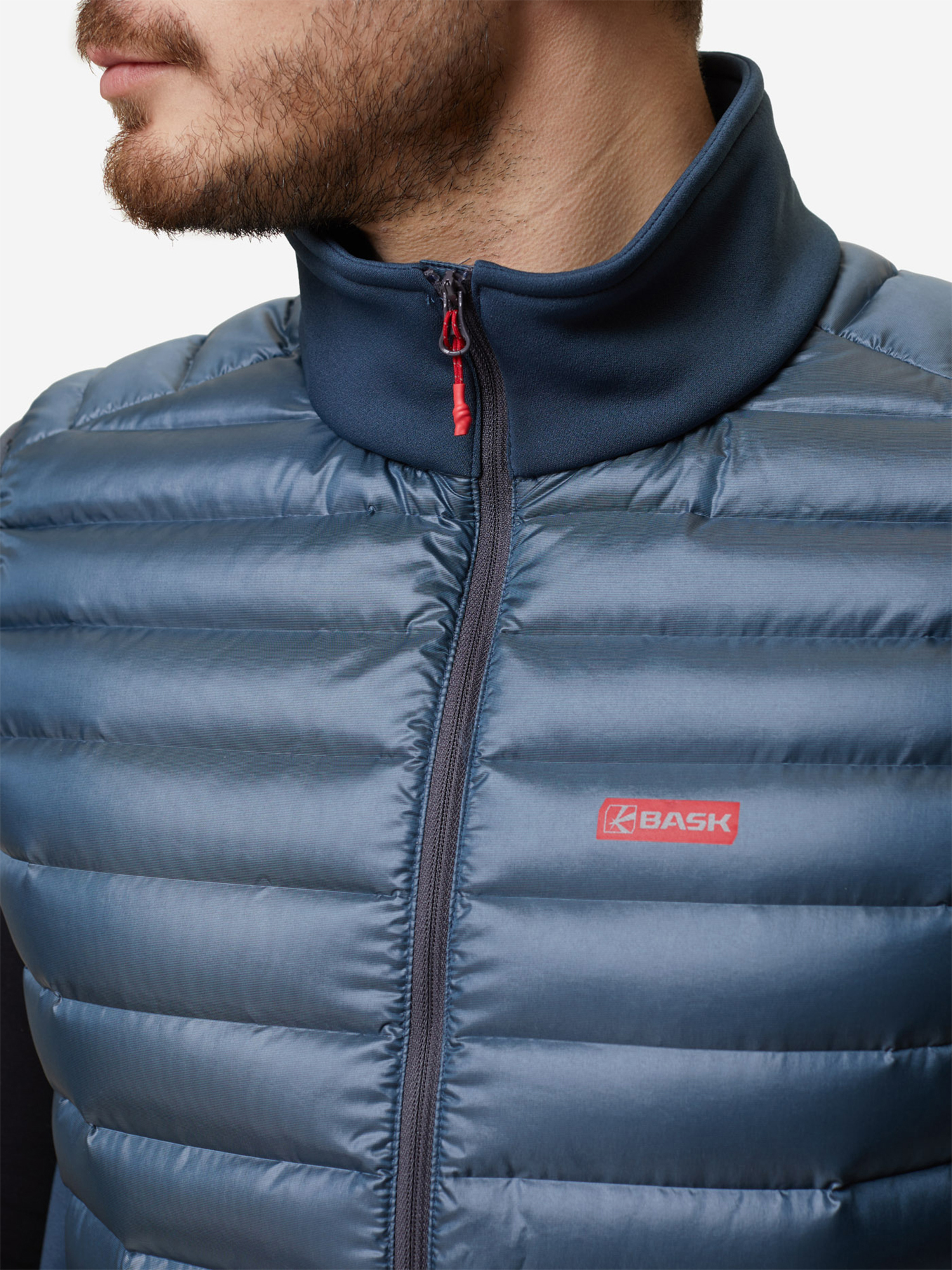 фото Жилет пуховый мужской bask chamonix light vest, синий