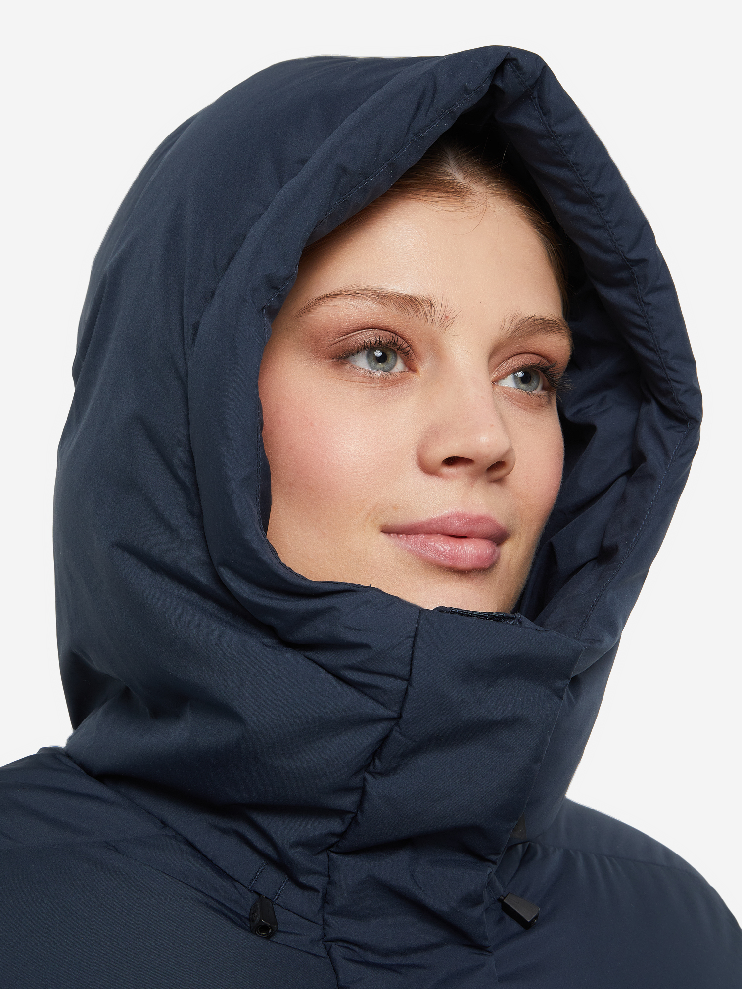 фото Пуховик женский peak performance rivel, синий
