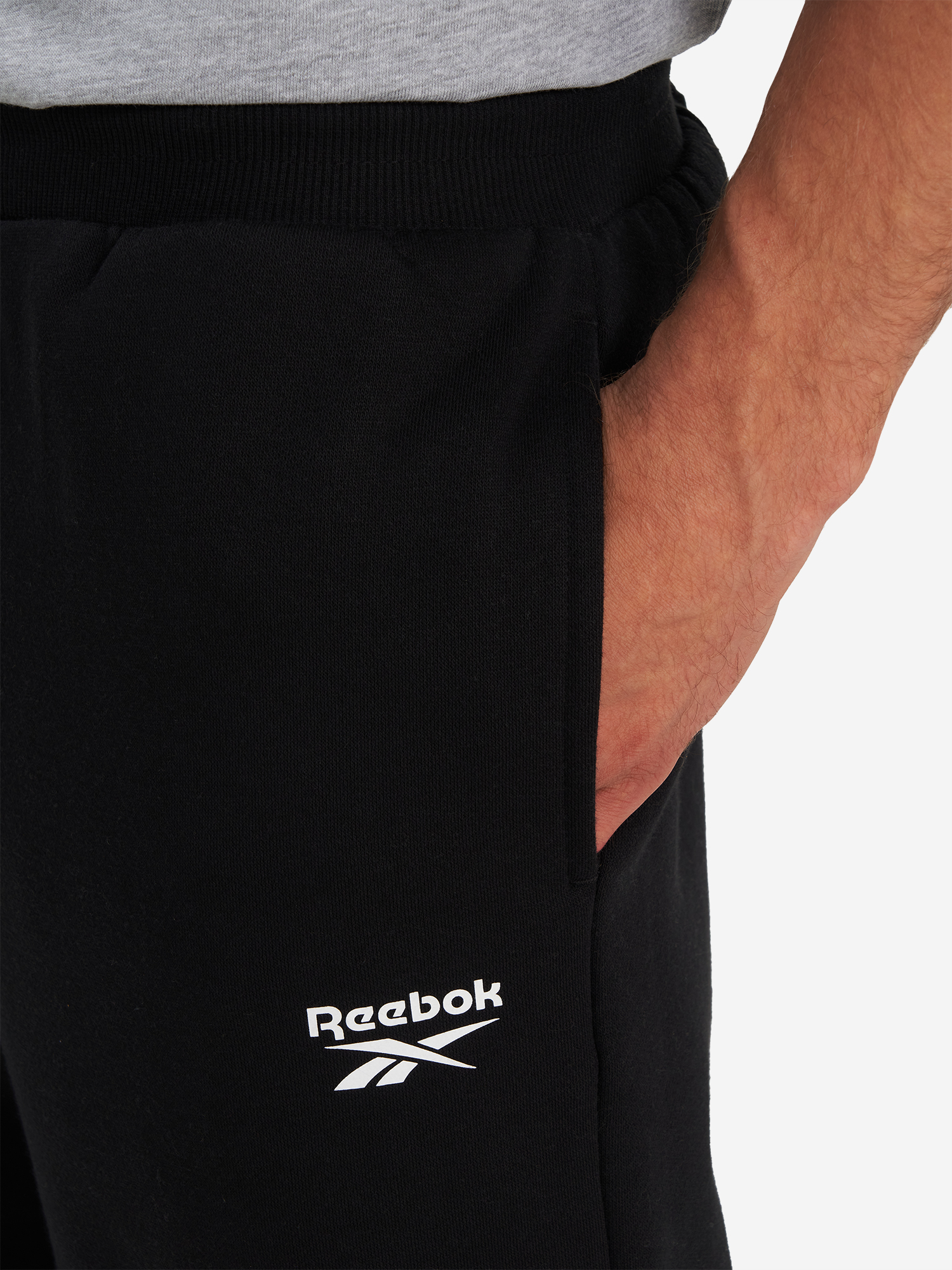 фото Брюки мужские reebok luther, черный