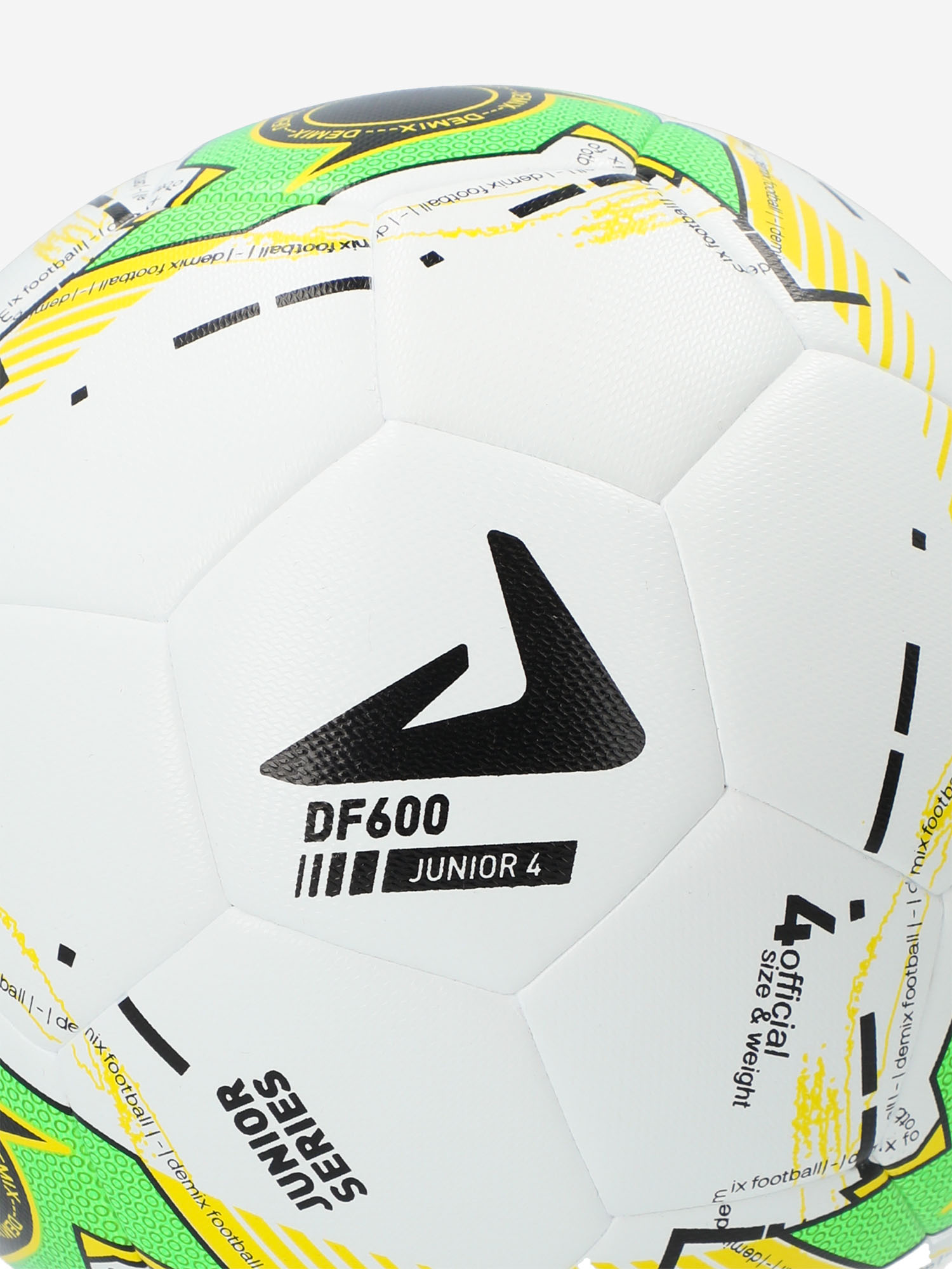 фото Мяч футбольный demix df600 junior, белый