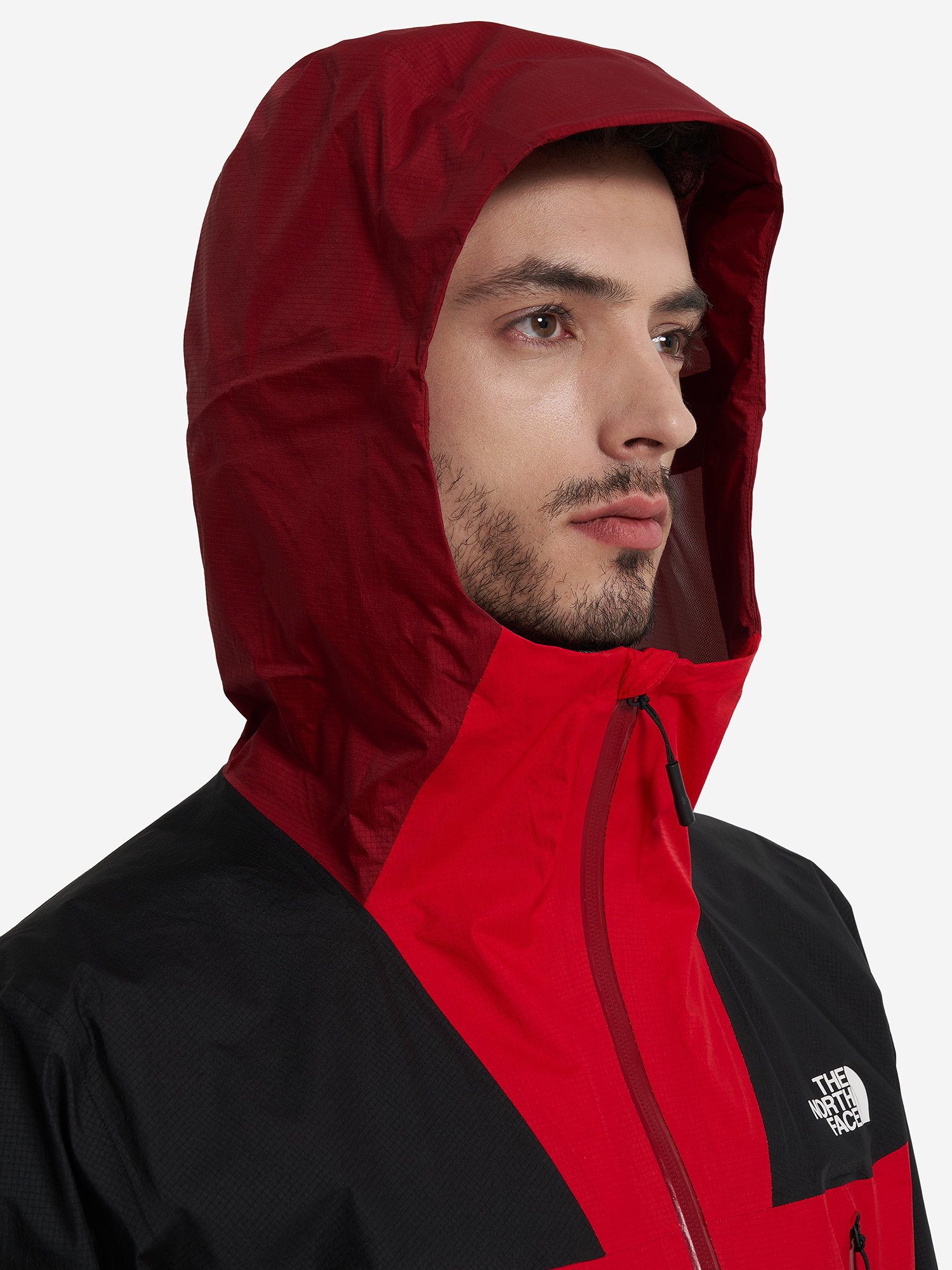 фото Куртка мембранная мужская the north face signal 2.5 l dryvent, красный