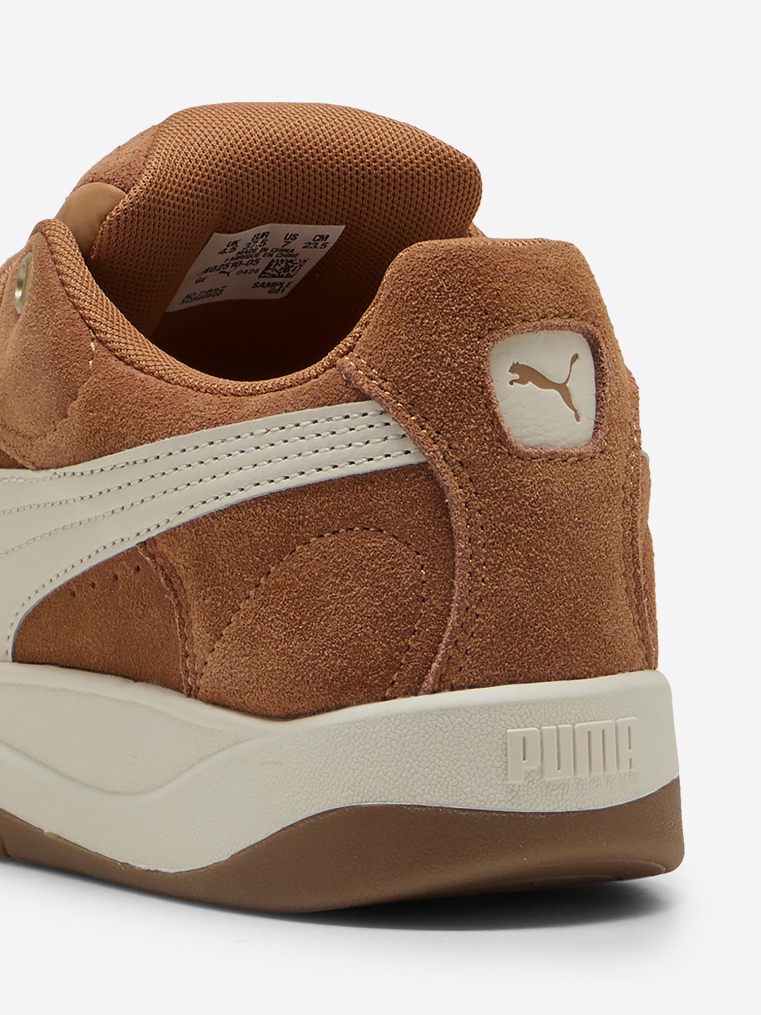 фото Кеды женские puma park luna sd, коричневый
