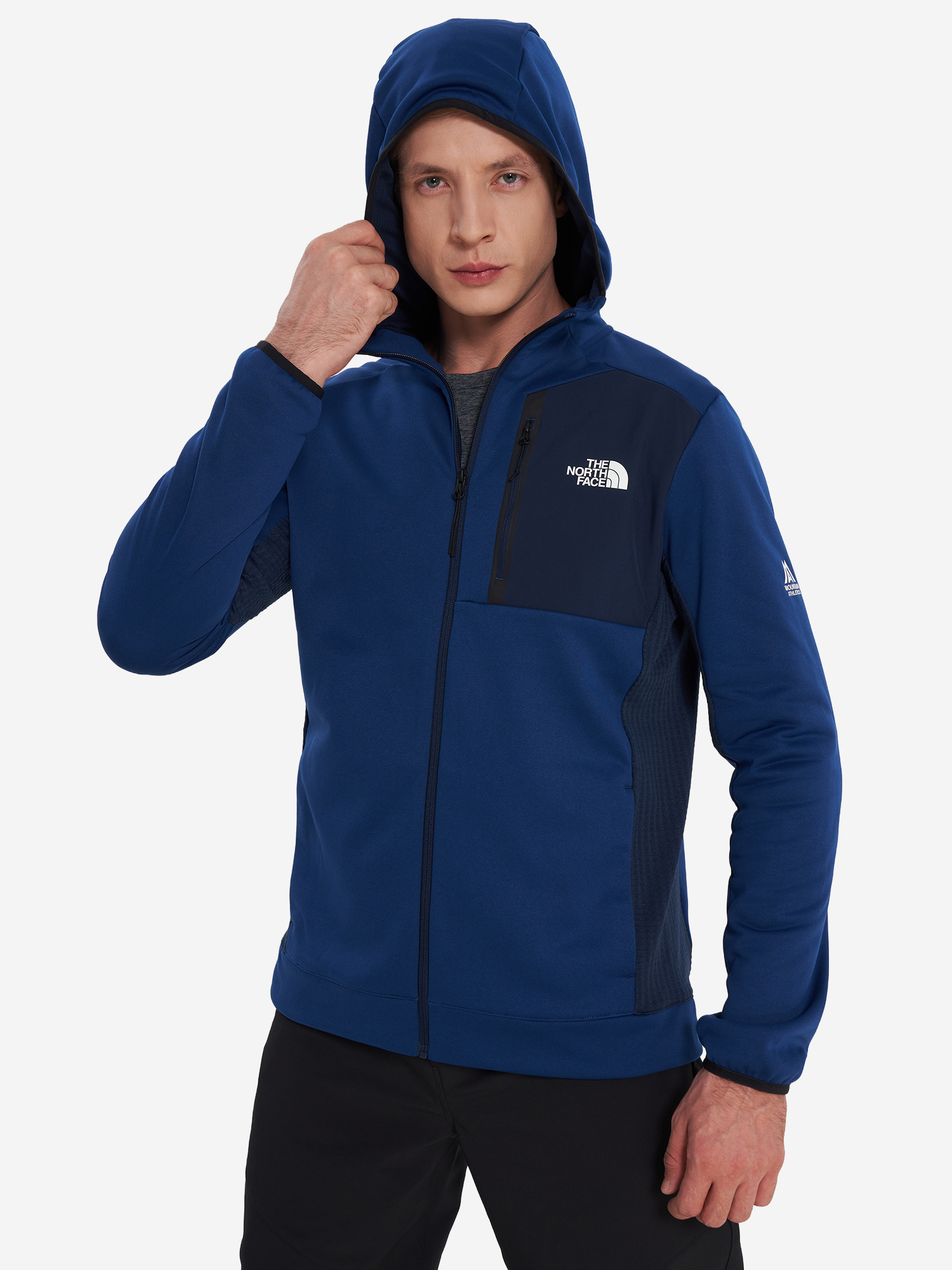 фото Толстовка мужская the north face mountain athletics, синий