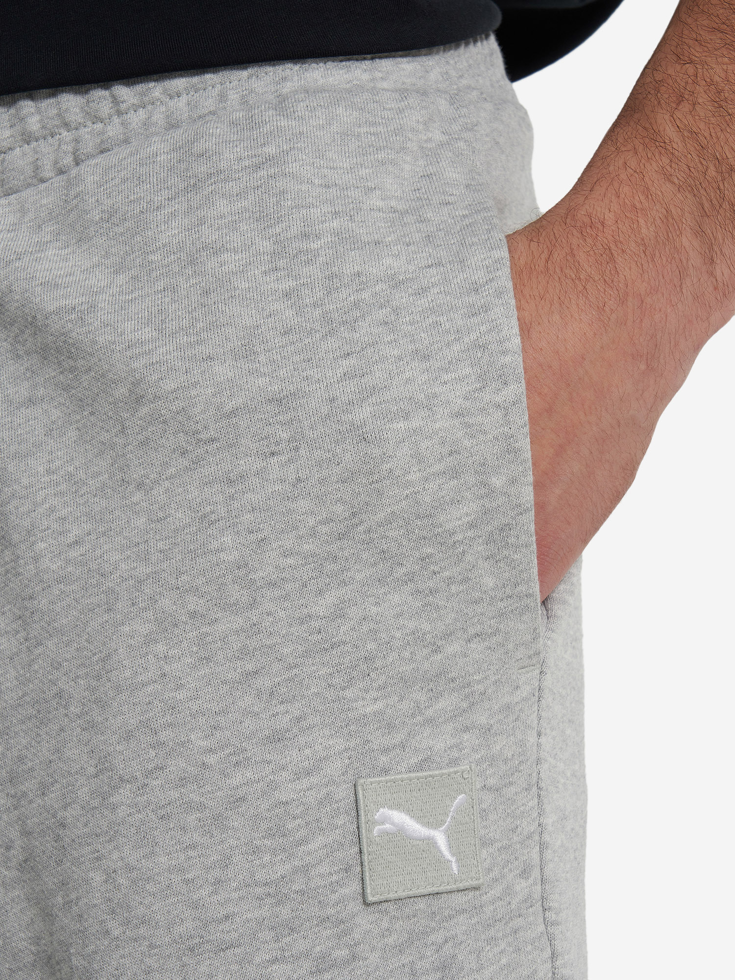 фото Брюки мужские puma ess elevated, серый