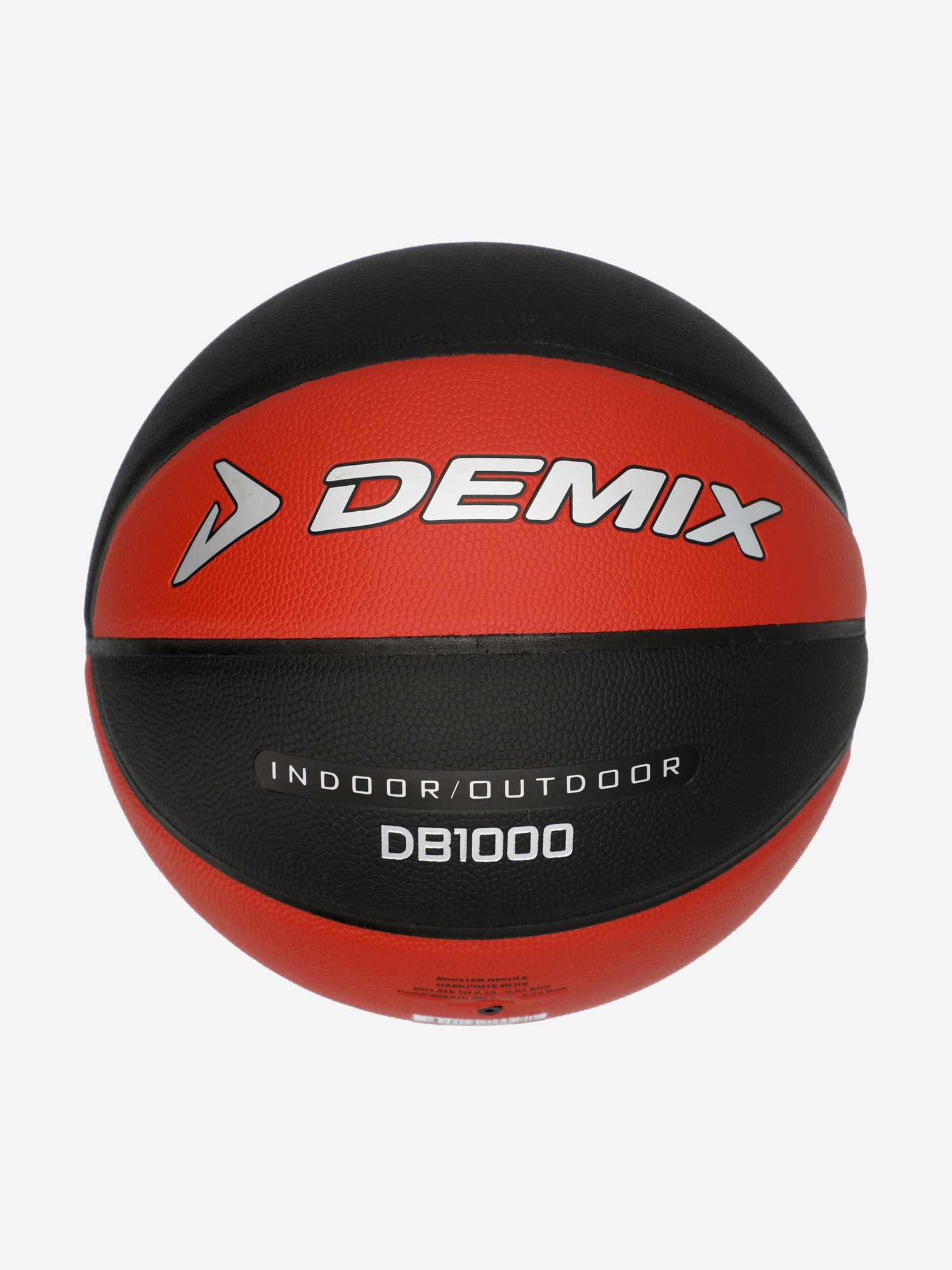 фото Мяч баскетбольный demix triple double 5, красный