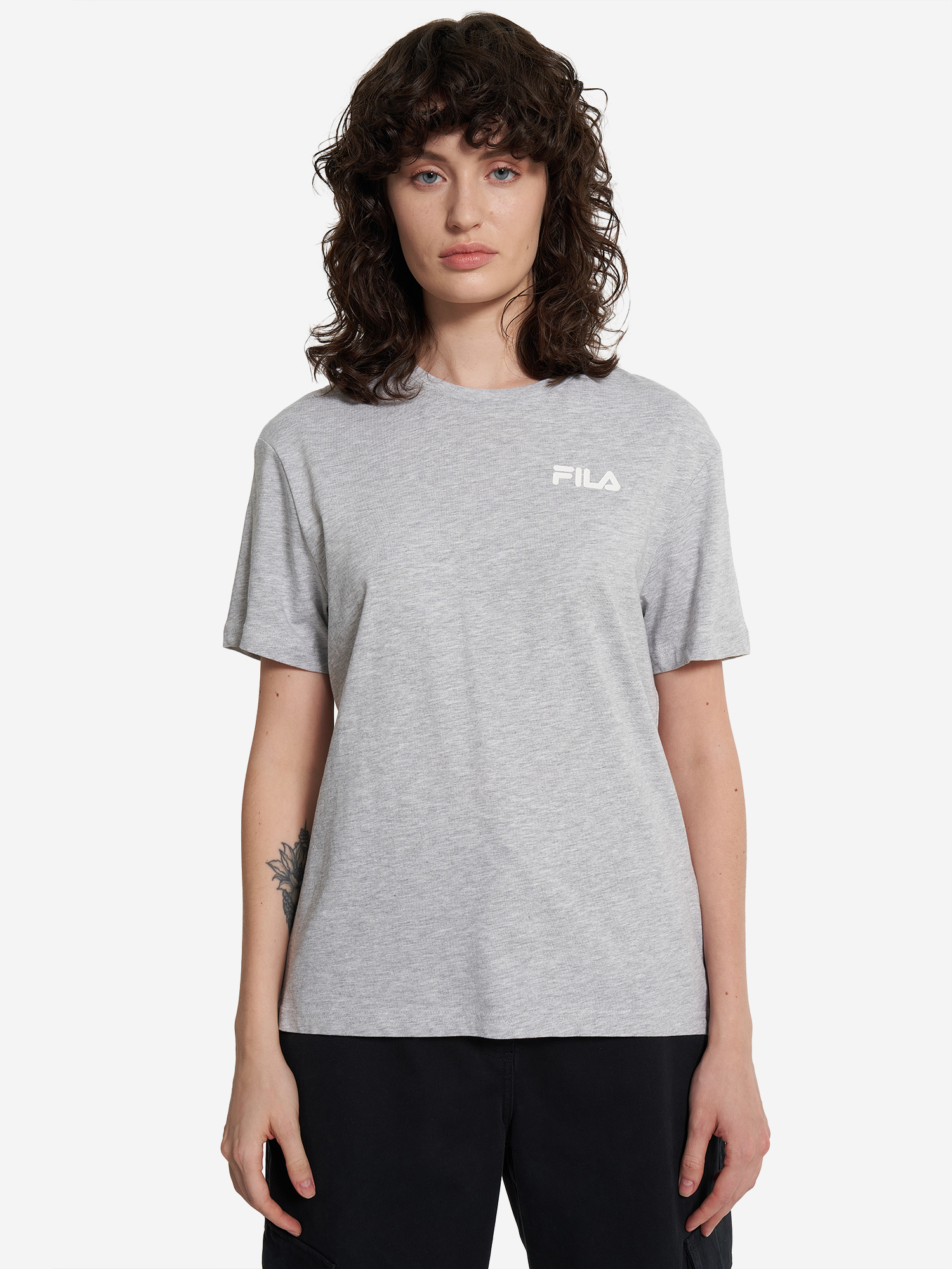 фото Футболка женская fila, серый