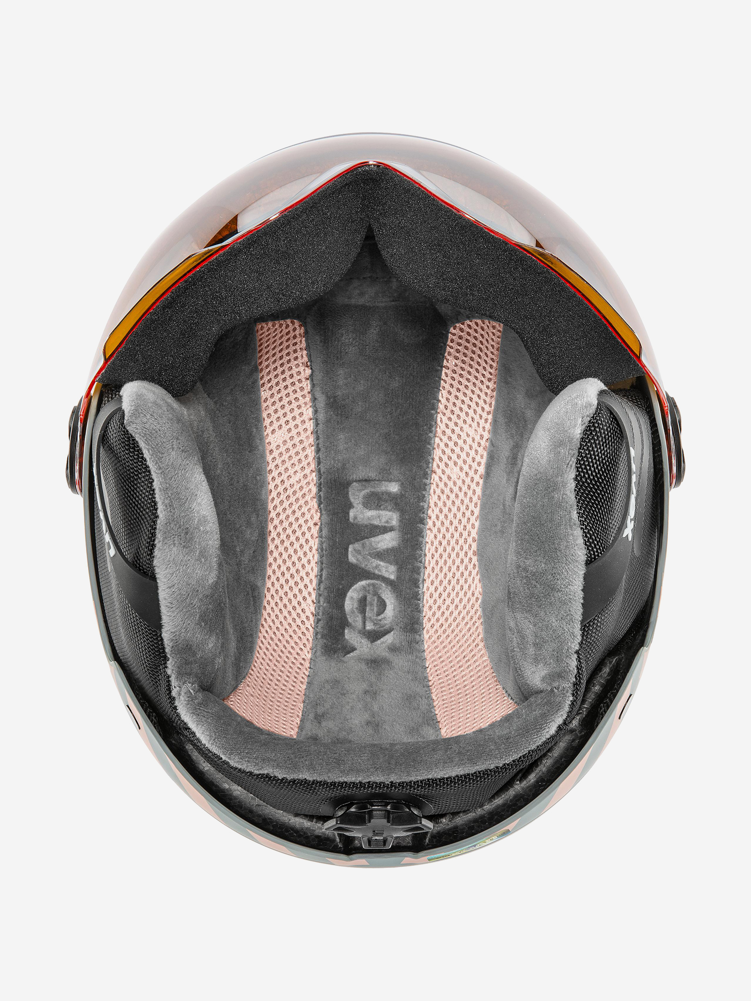 фото Шлем детский uvex rocket visor, серый
