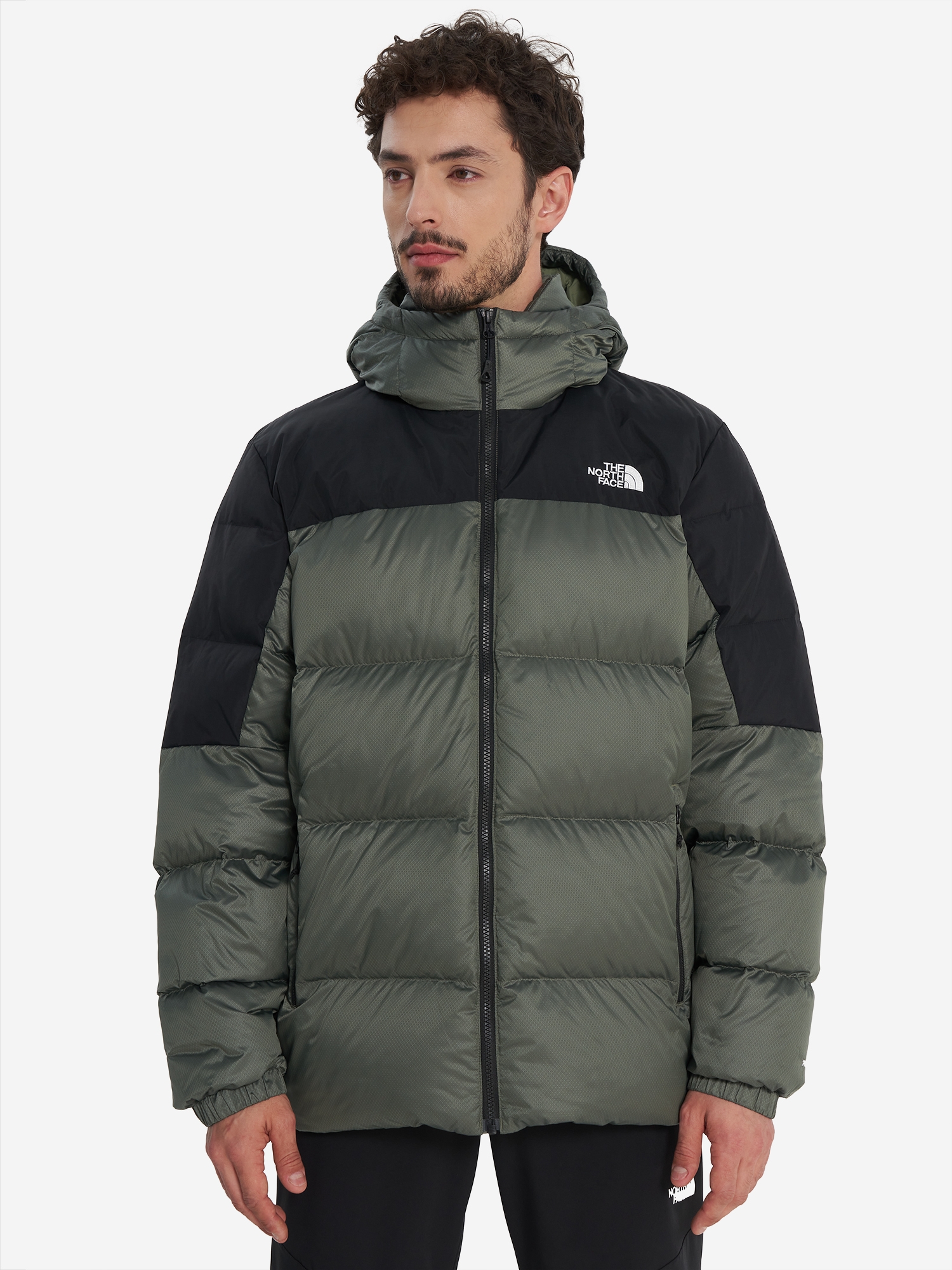 фото Пуховик мужской the north face diablo down 2.0, зеленый