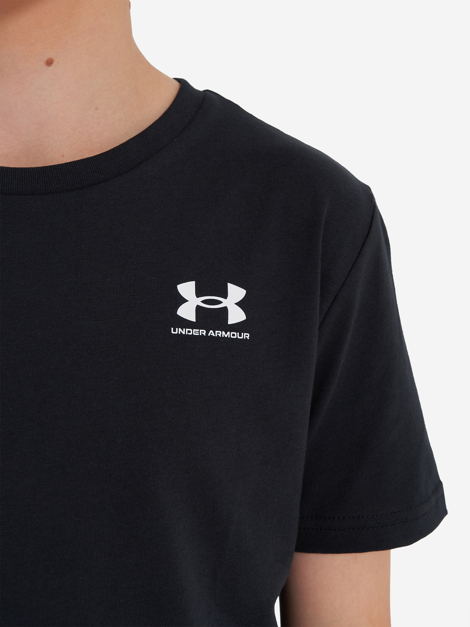 фото Футболка для мальчиков under armour sportstyle, черный