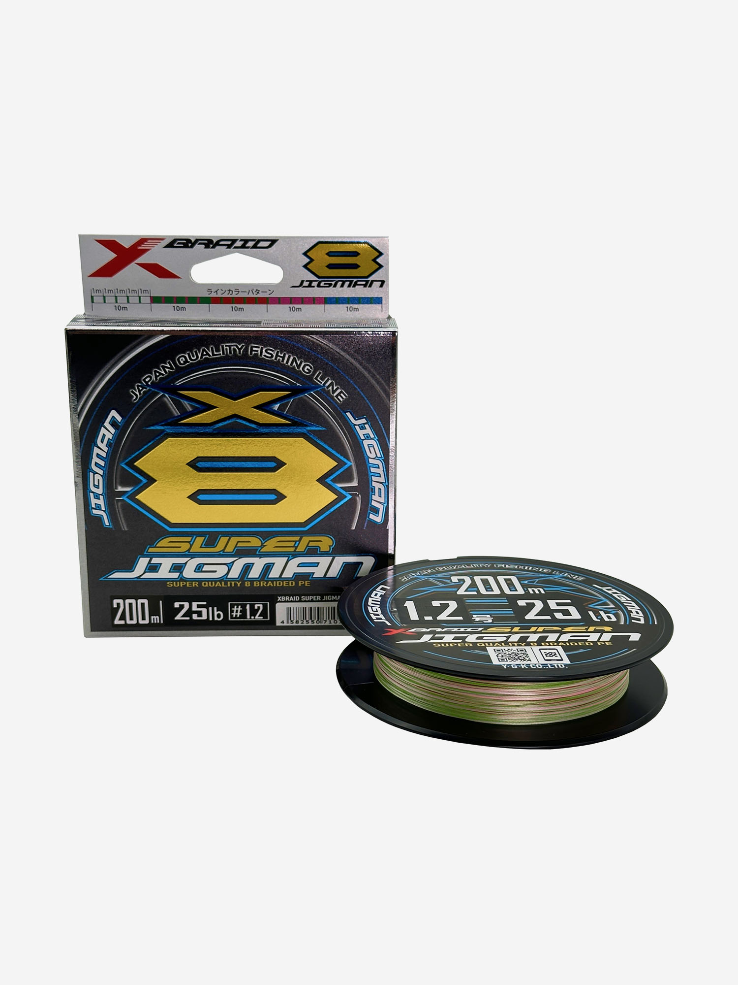 Шнур YGK X-Braid Super Jigman X8 200м Multicolor #1.2, 0.185мм, 25lb, 11.3кг, Мультицвет
Шнур YGK X-Braid Super Jigman X8 200м Multicolor #1.2, 0.185мм, 25lb, 11.3кг, Мультицвет
