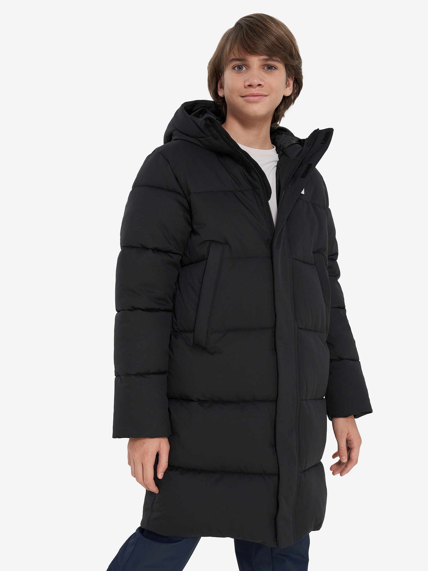 фото Пуховик для мальчиков fila, черный