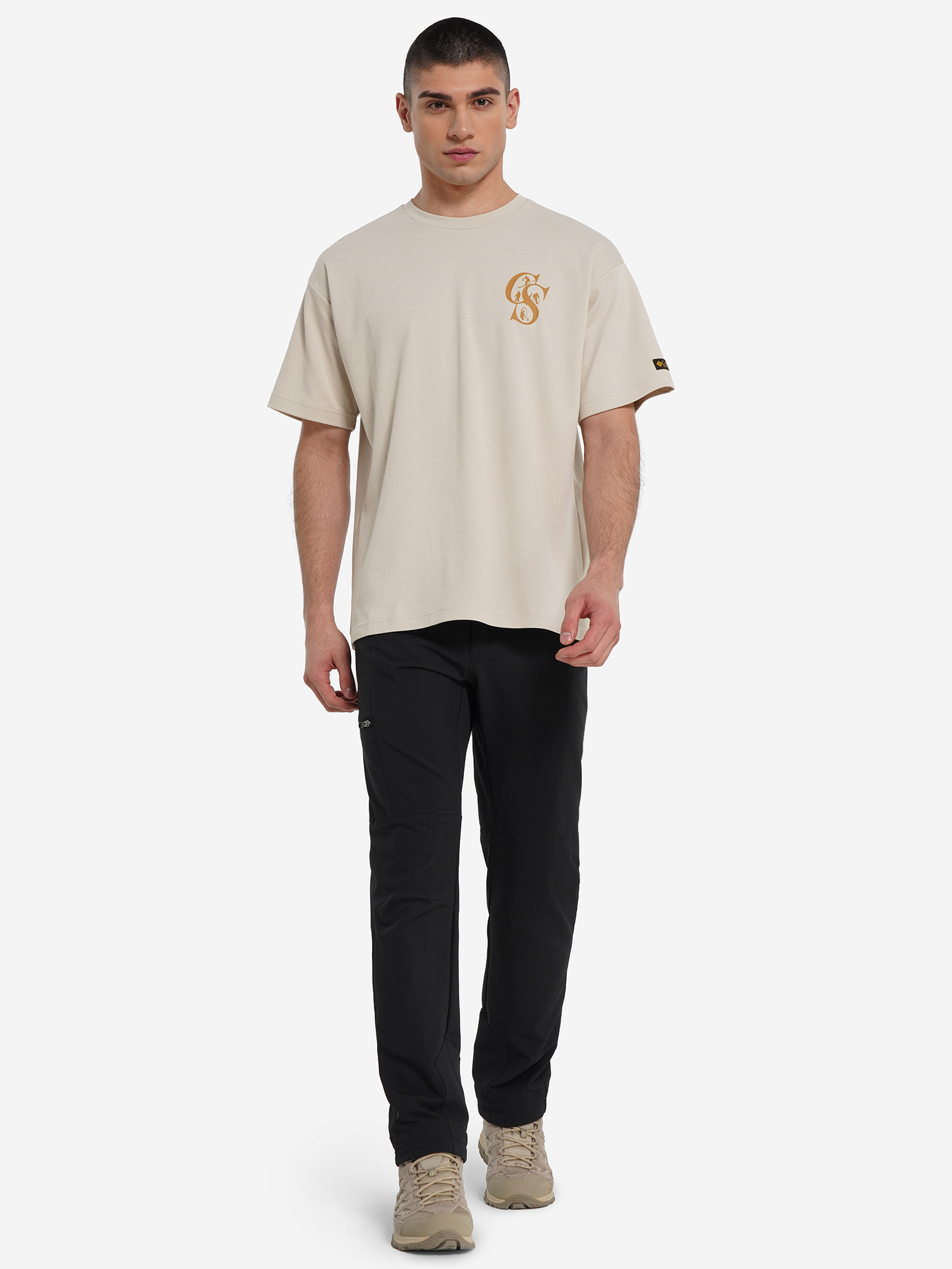 фото Футболка мужская columbia csc heritage graphic tee, серый