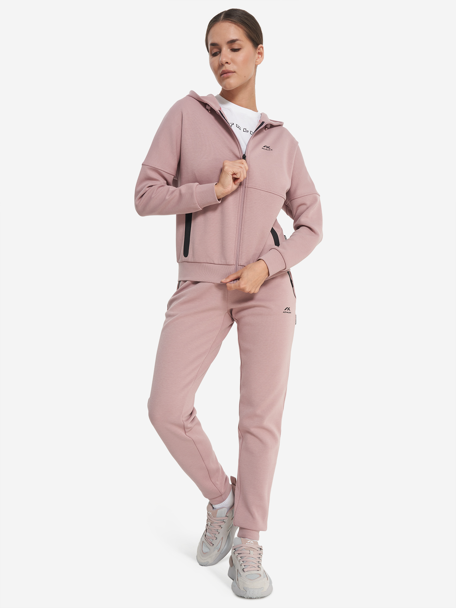 фото Толстовка женская athlex, розовый