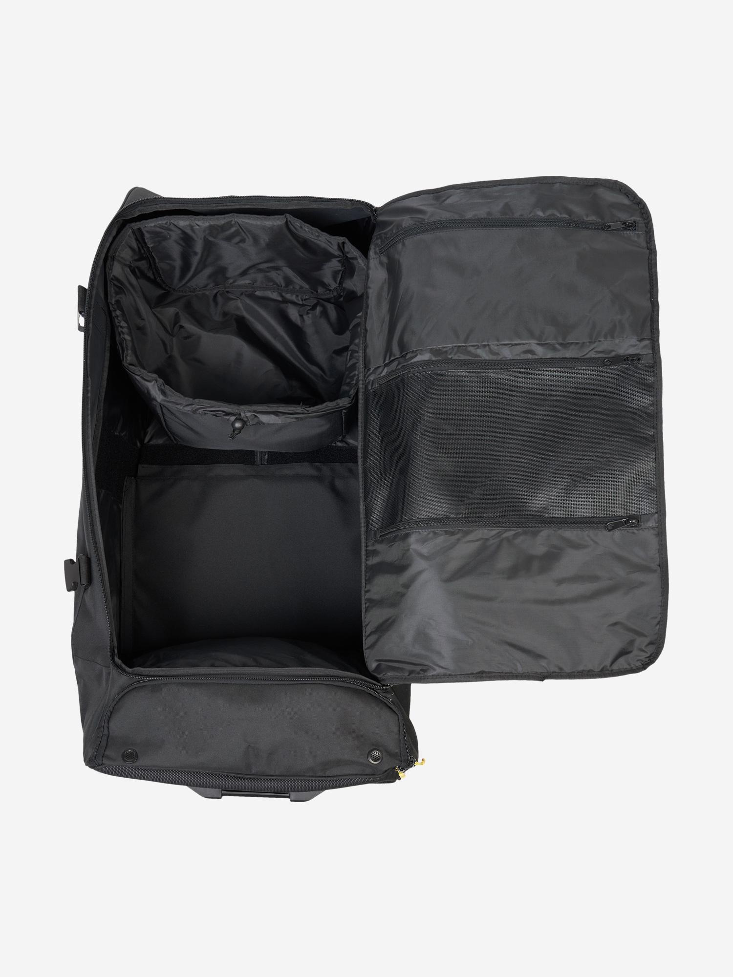 фото Баул хоккейный с колесами fischer player vertical bag 37", черный