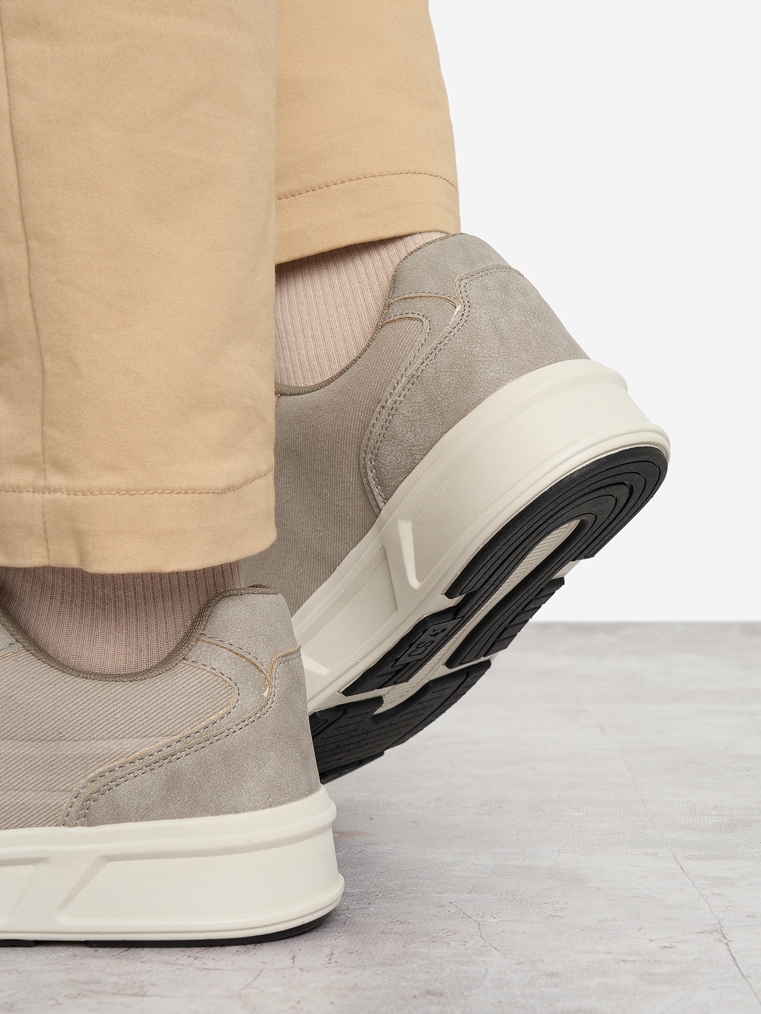 фото Кеды мужские safety jogger hakim, коричневый