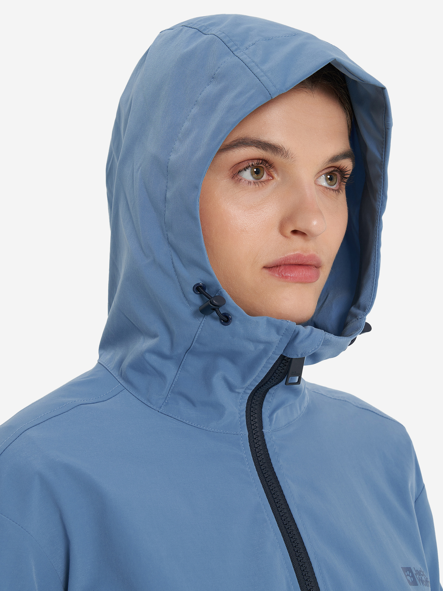 фото Ветровка женская jack wolfskin desert, голубой