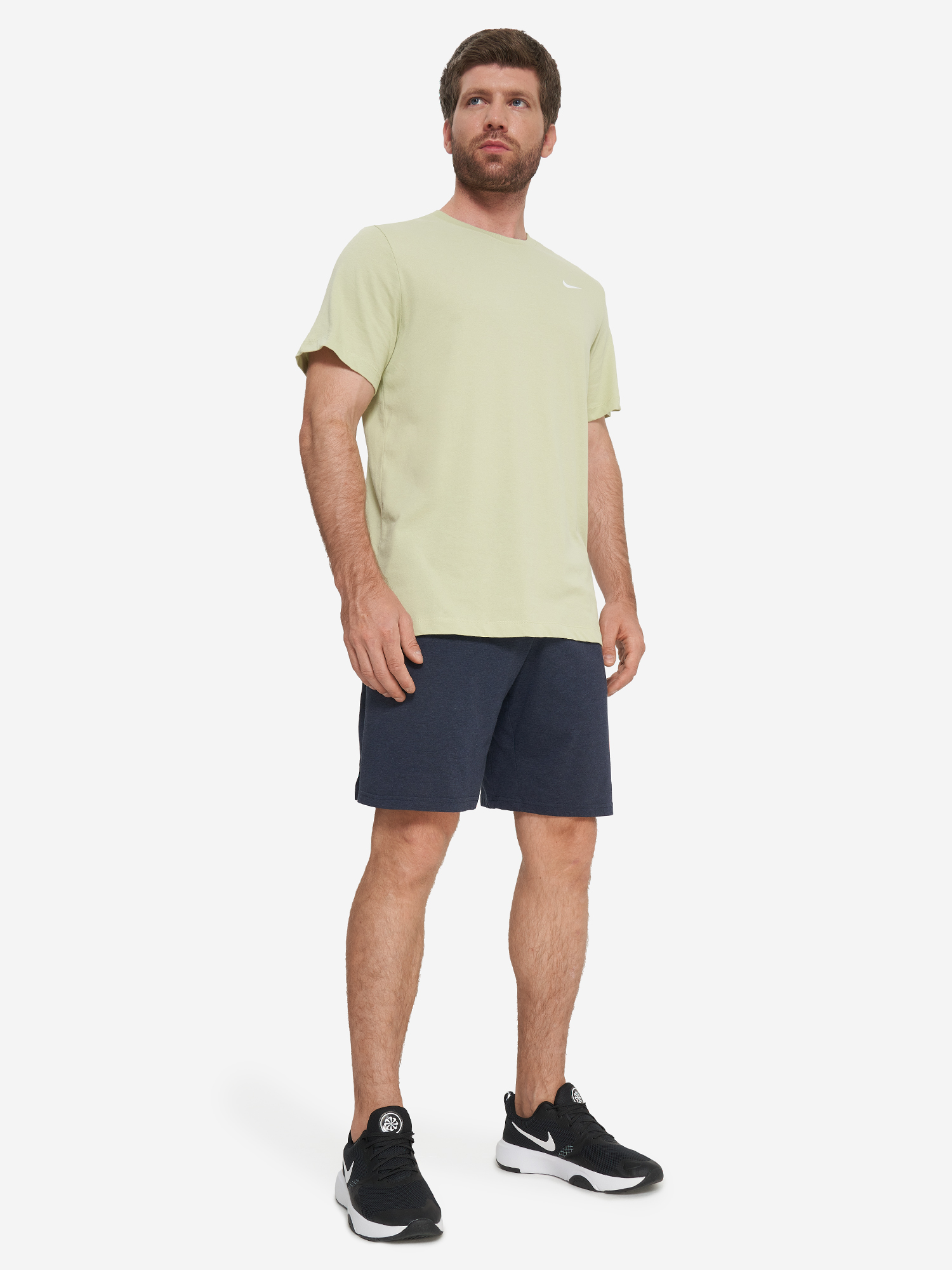 фото Футболка мужская nike crew solid, зеленый