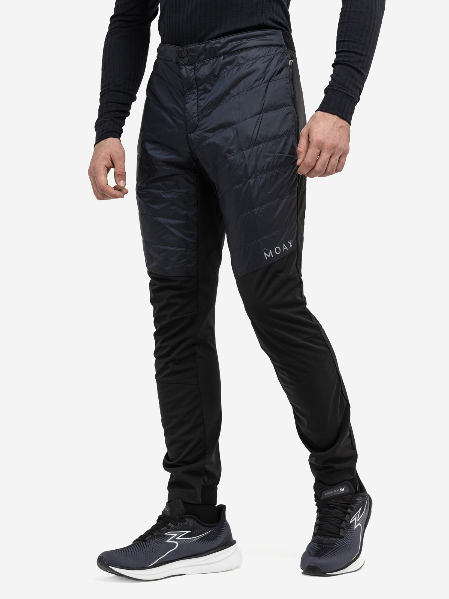 фото Брюки утепленные мужские moaxsport royal, черный