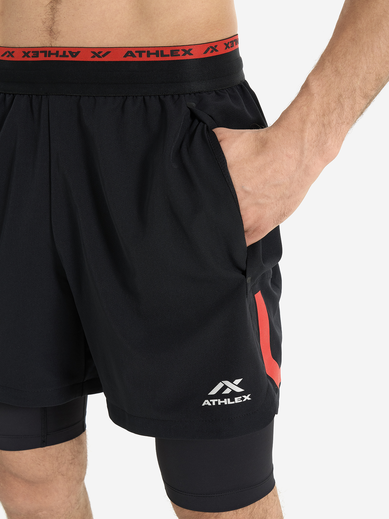 фото Шорты мужские athlex, черный