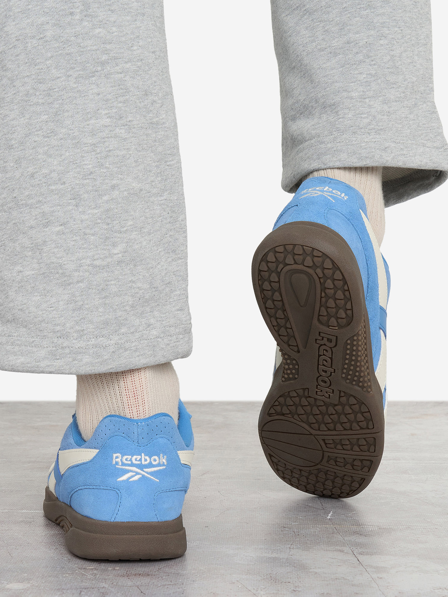фото Кеды мужские reebok hammer street, голубой
