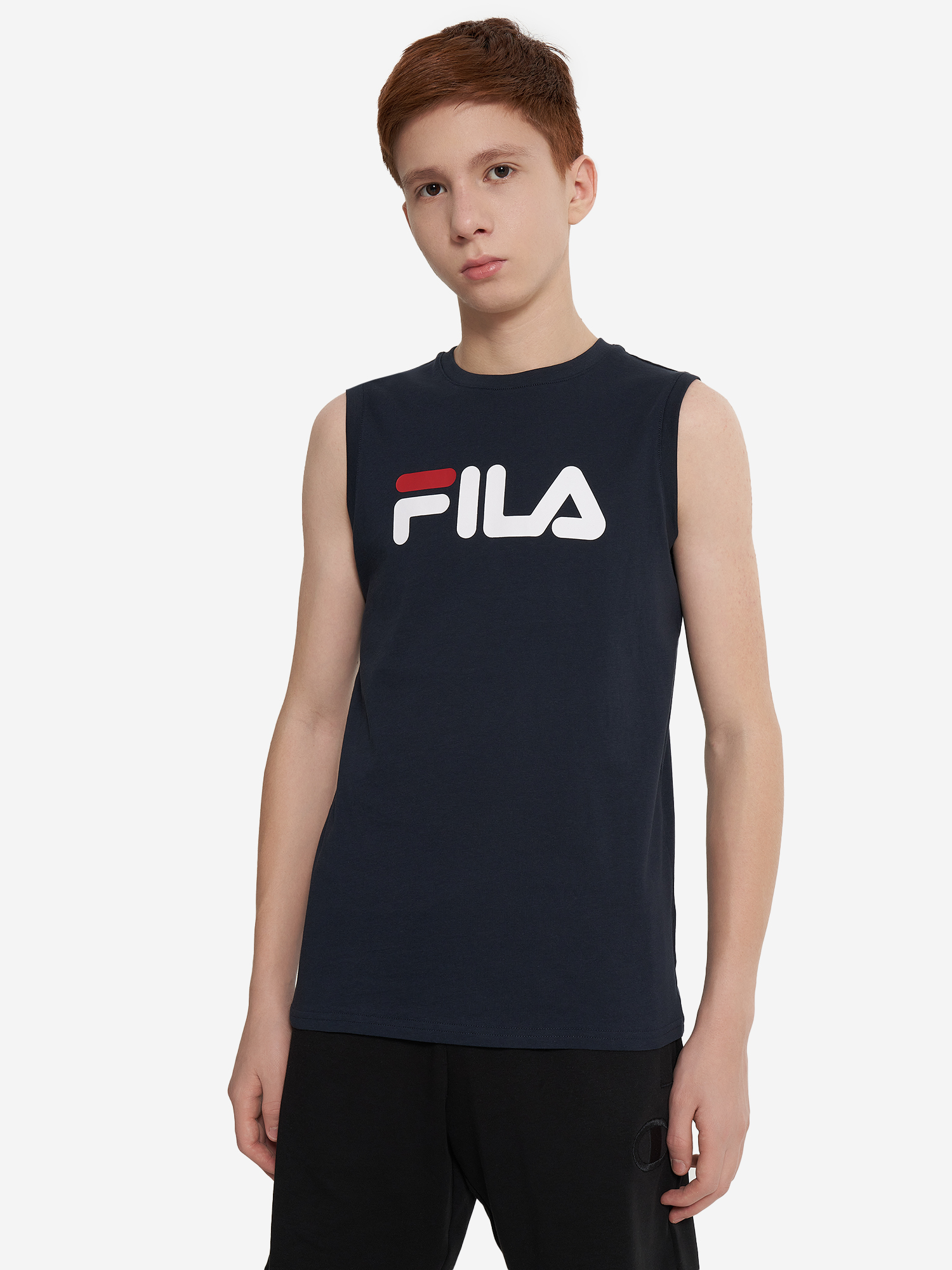 фото Майка для мальчиков fila, синий