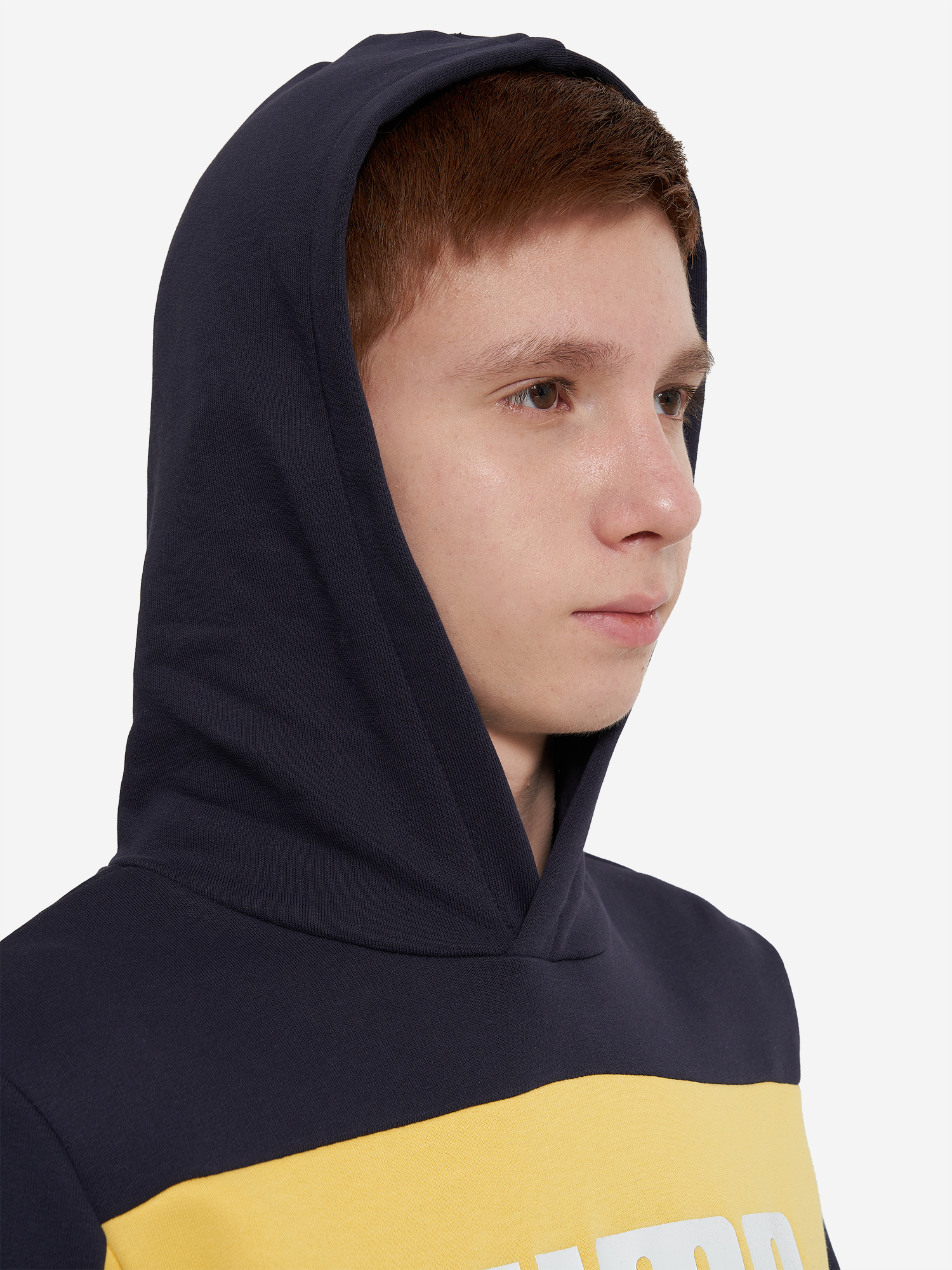 фото Худи для мальчиков puma block, синий
