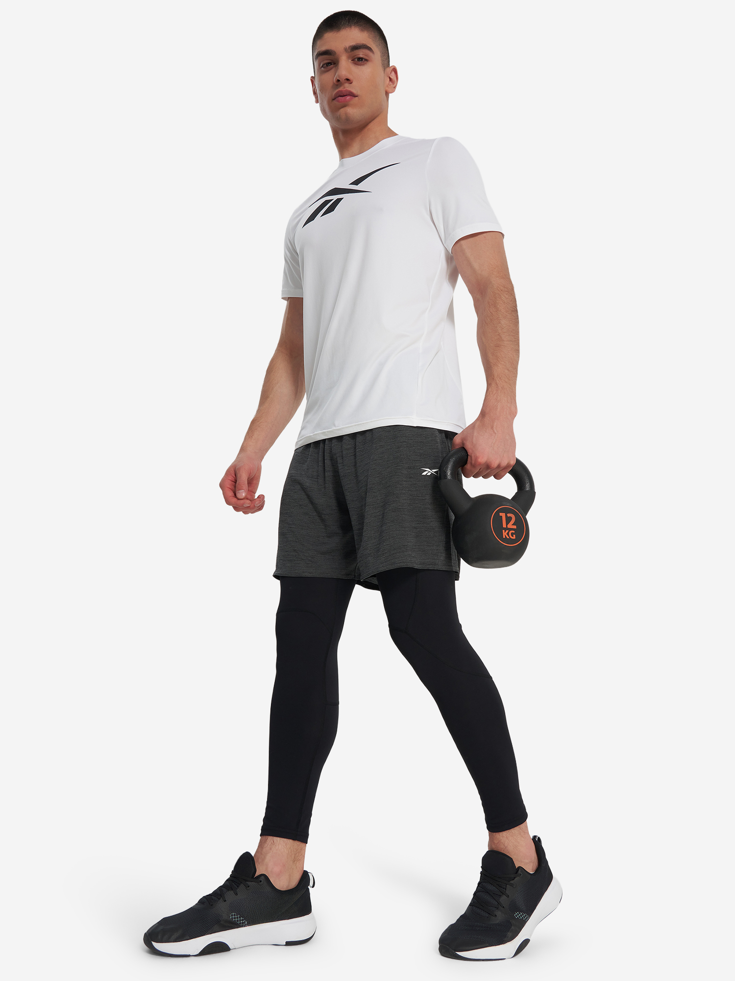 фото Шорты мужские reebok id train, черный