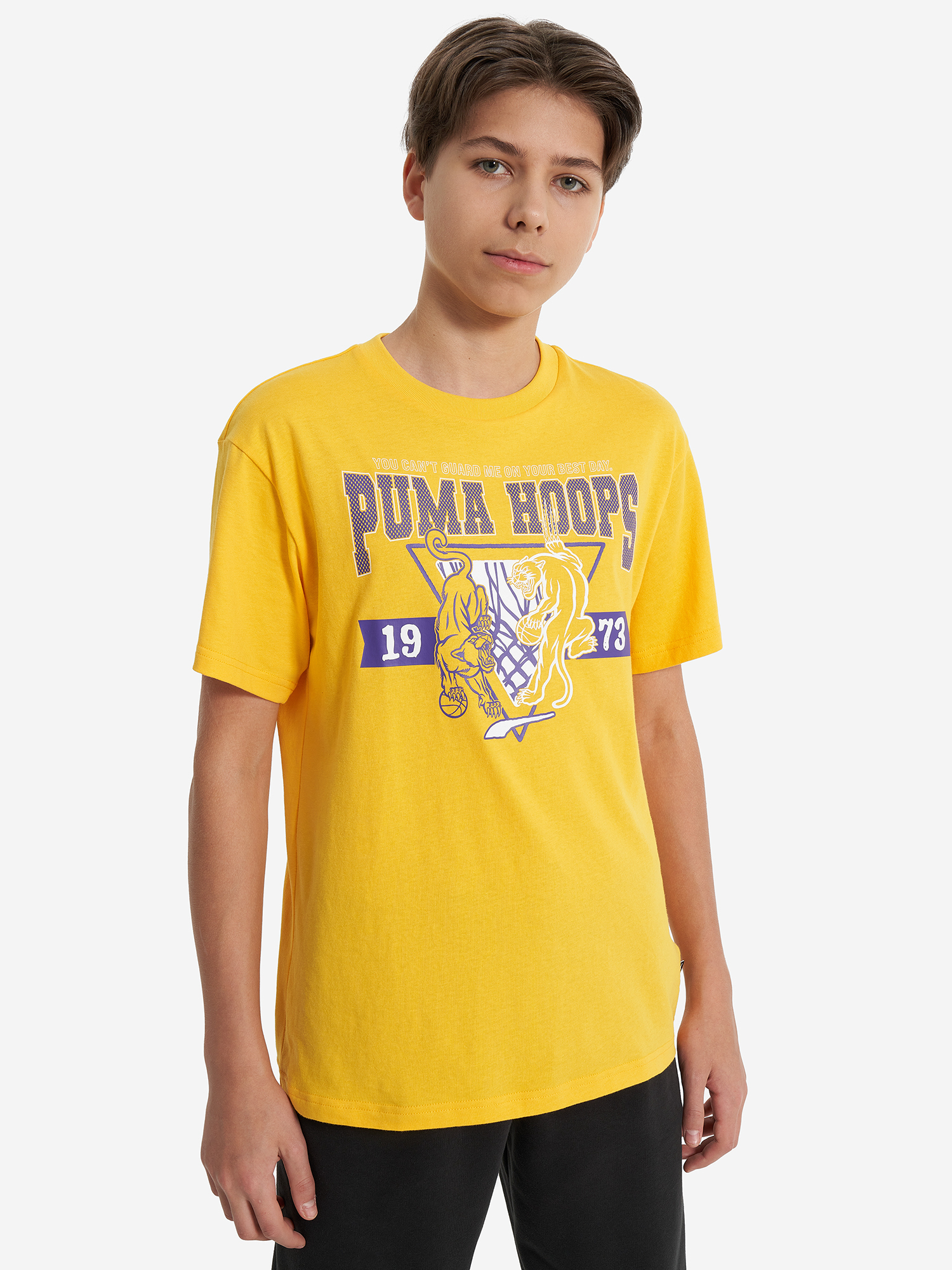 фото Футболка для мальчиков puma rival rage, желтый