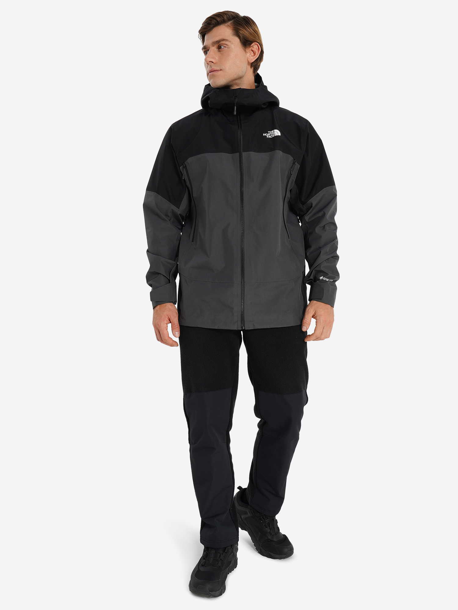 фото Куртка мембранная мужская the north face jazzi 3 l gtx, серый