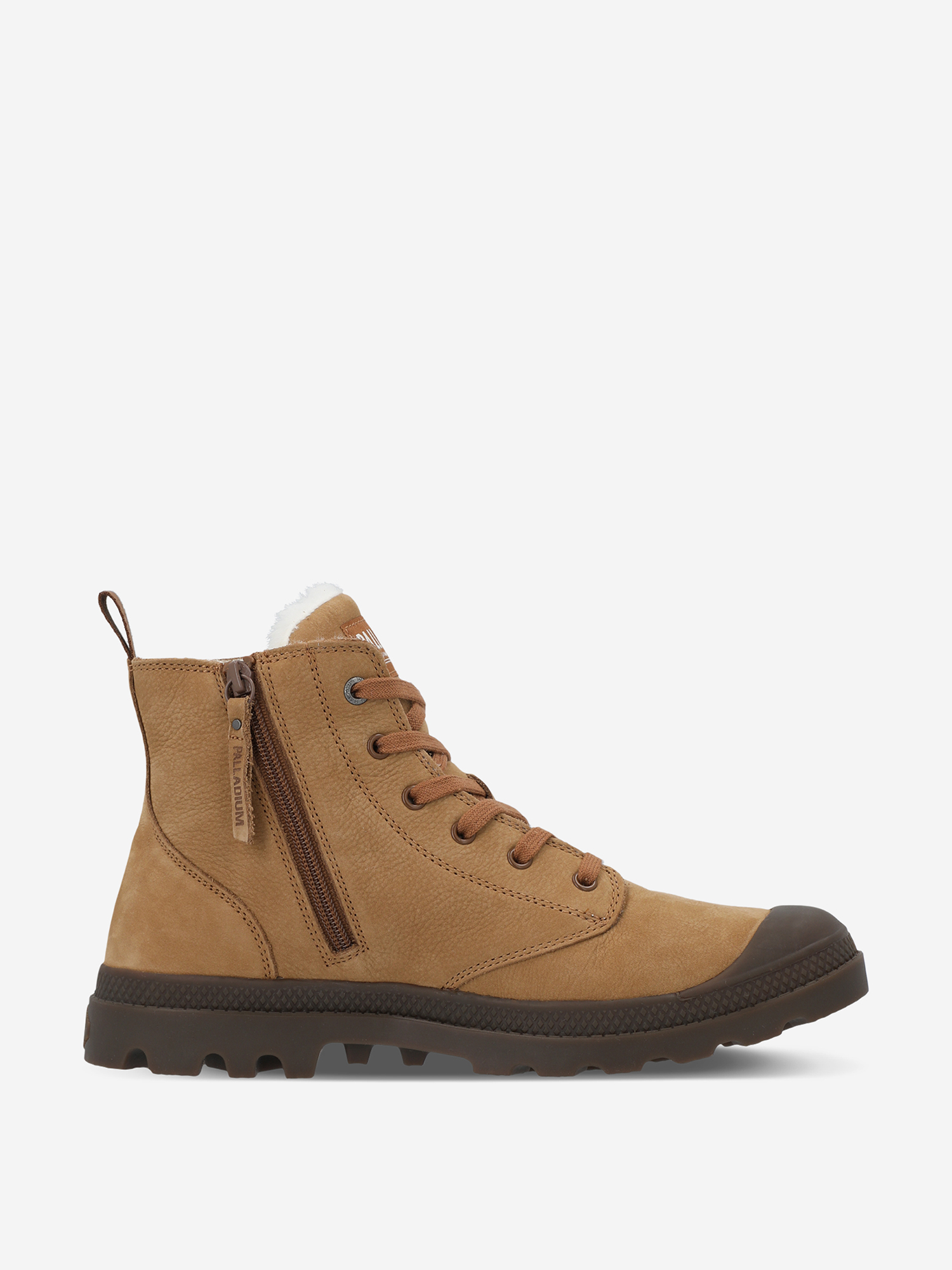 фото Ботинки утепленные мужские palladium pampa hi zip, коричневый