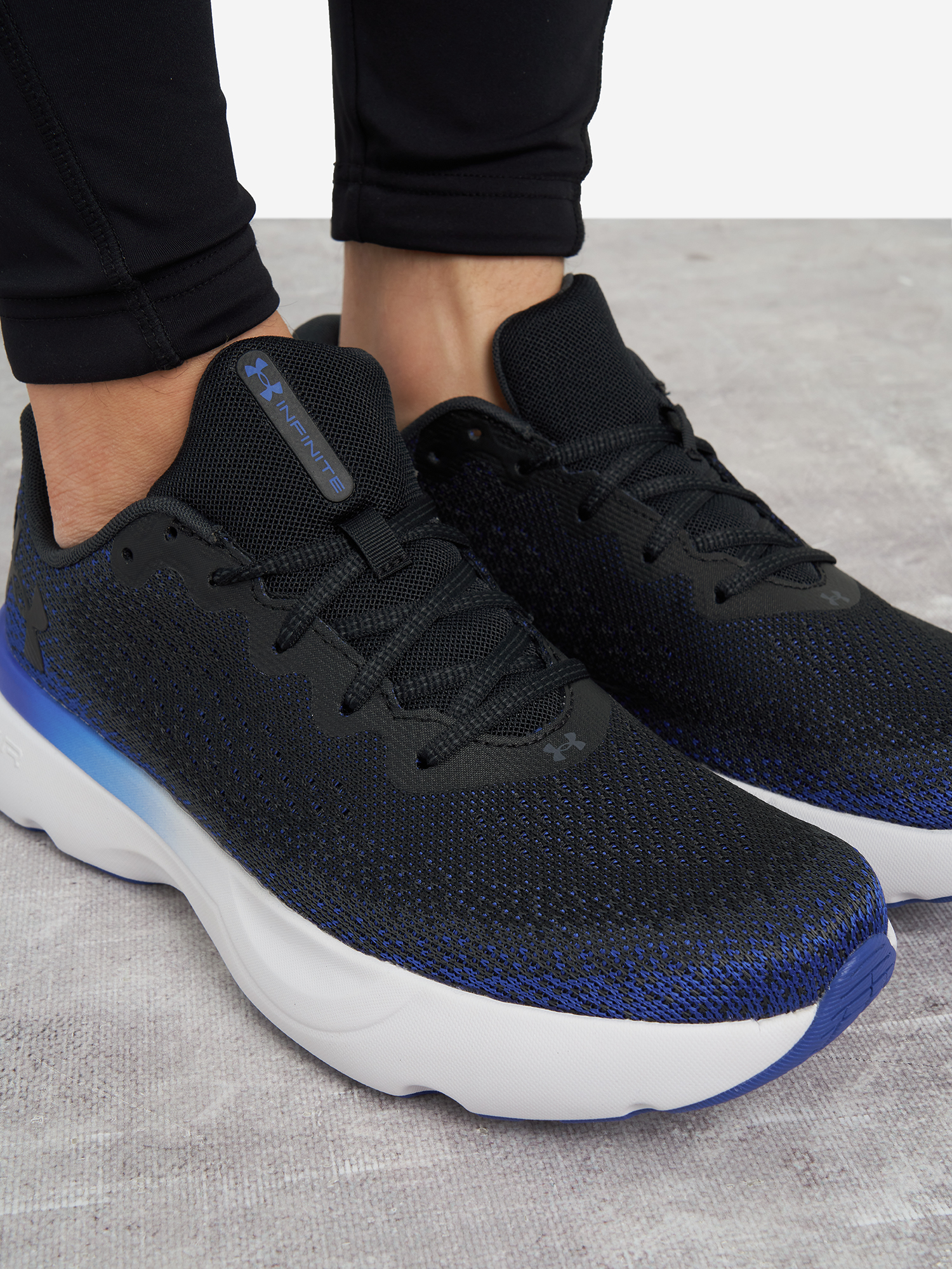 фото Кроссовки мужские under armour infinite, черный