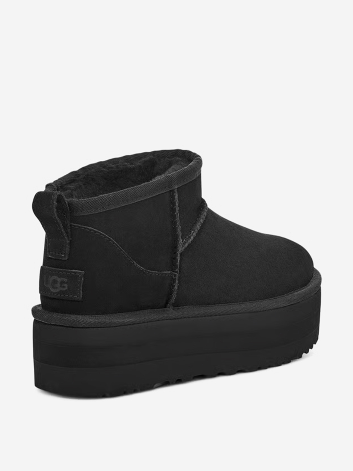 фото Угги женские ugg classic ultra mini platform, черный