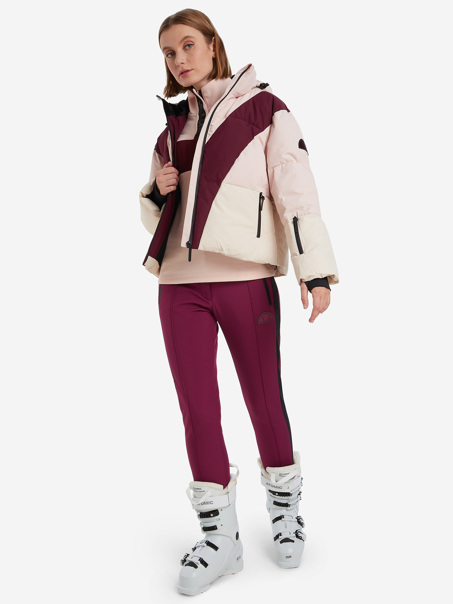 фото Куртка утепленная женская ellesse, розовый