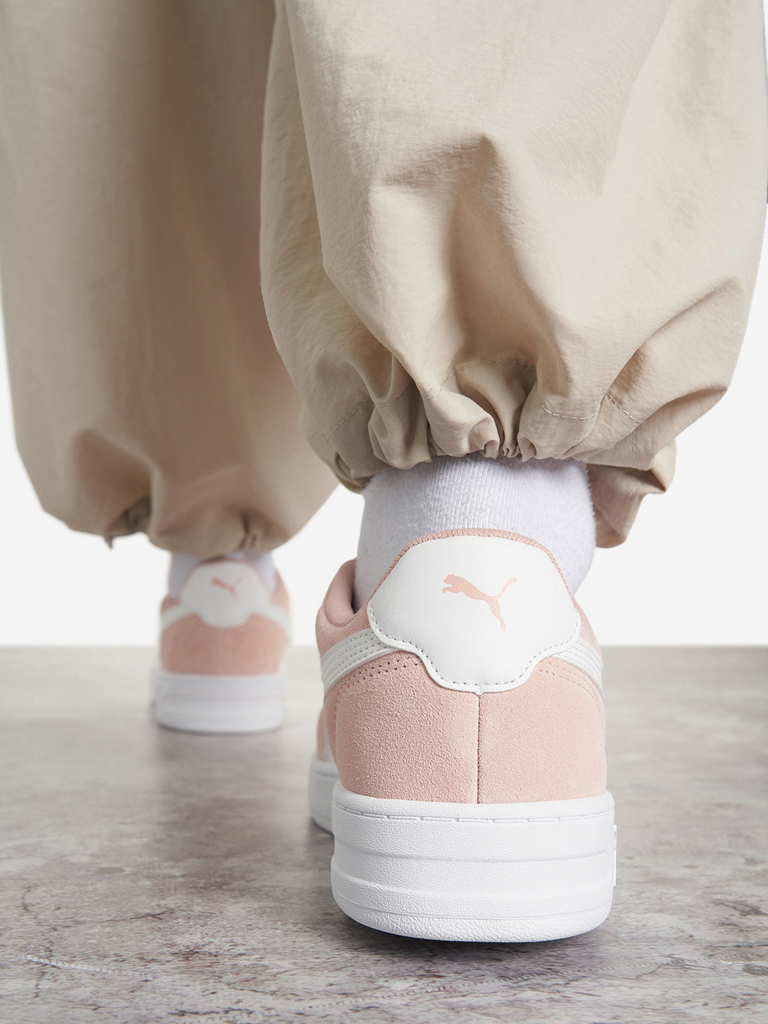 фото Кеды женские puma court lally sd, бежевый
