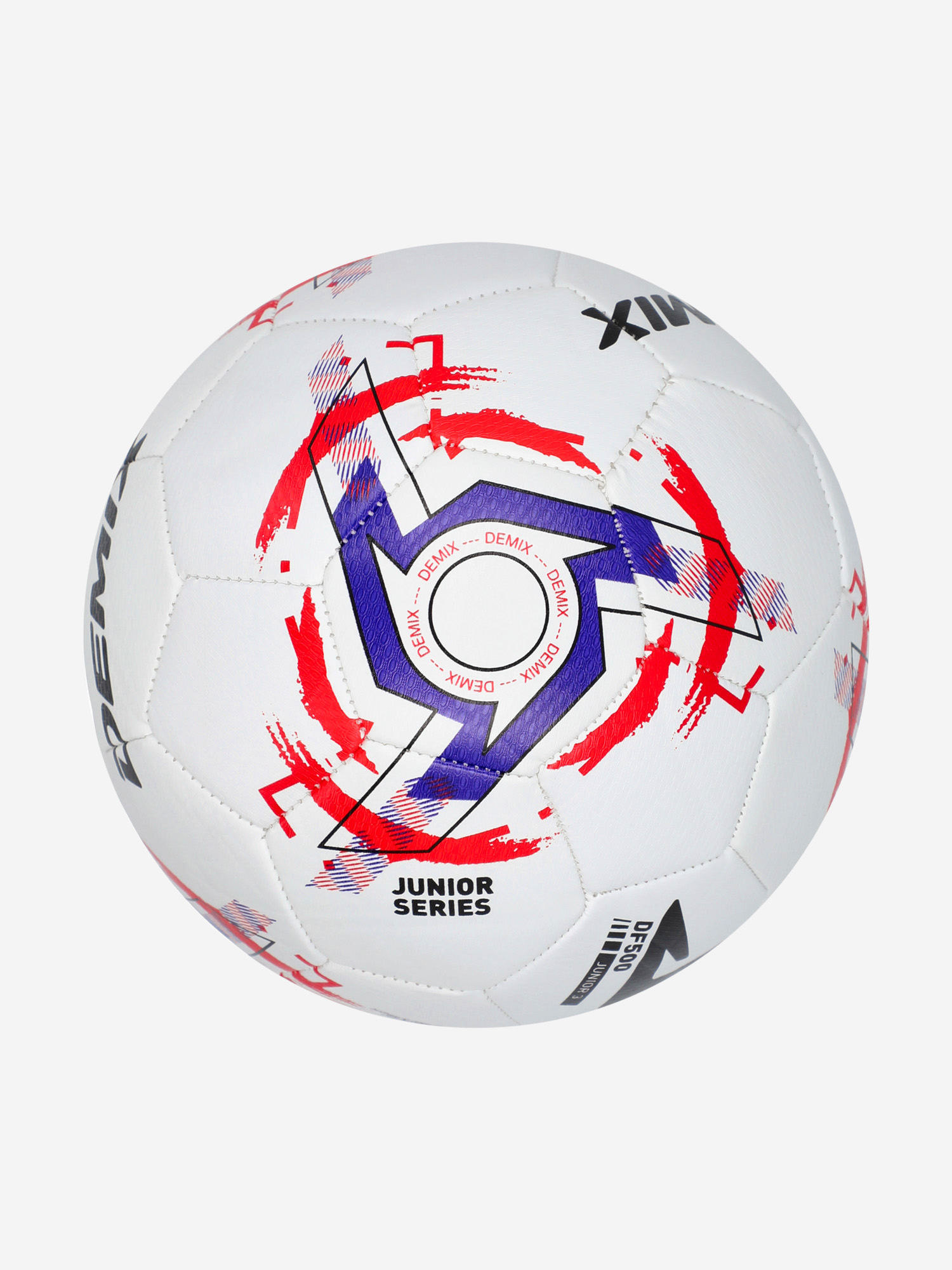 фото Мяч футбольный demix df500 junior 3, мультицвет