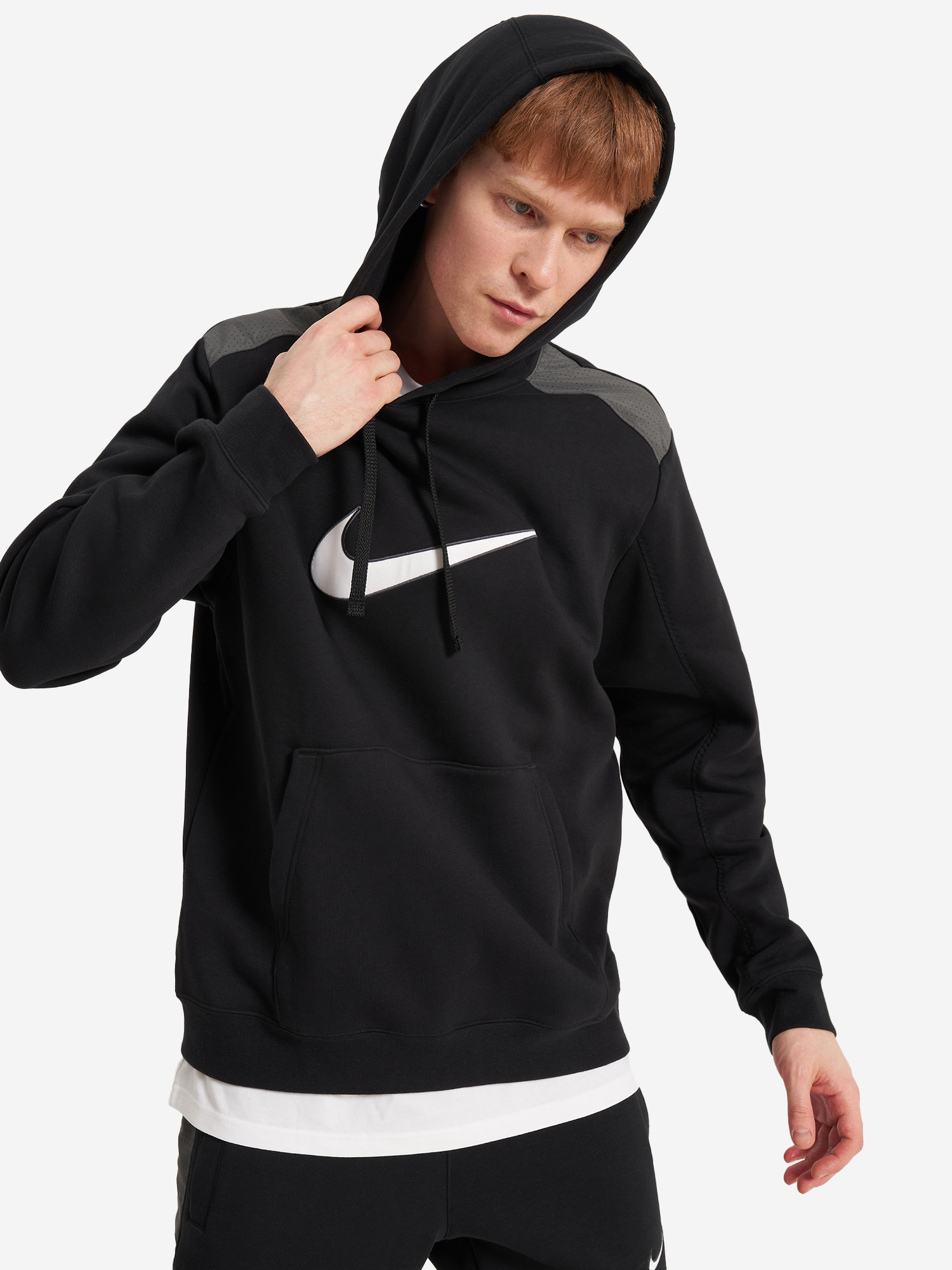 фото Худи мужское nike, черный