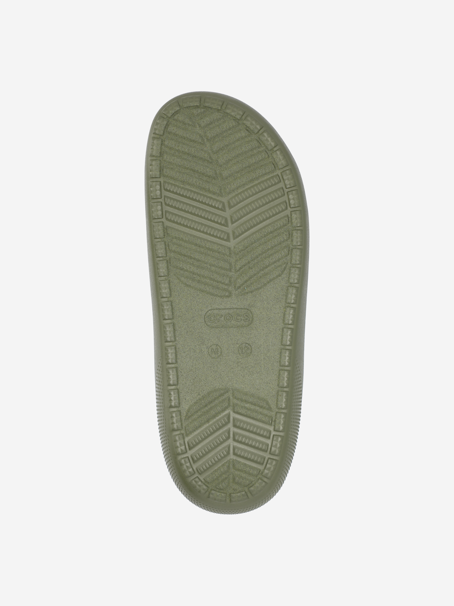 фото Слипоны утепленные мужские crocs classic sueded moc, зеленый