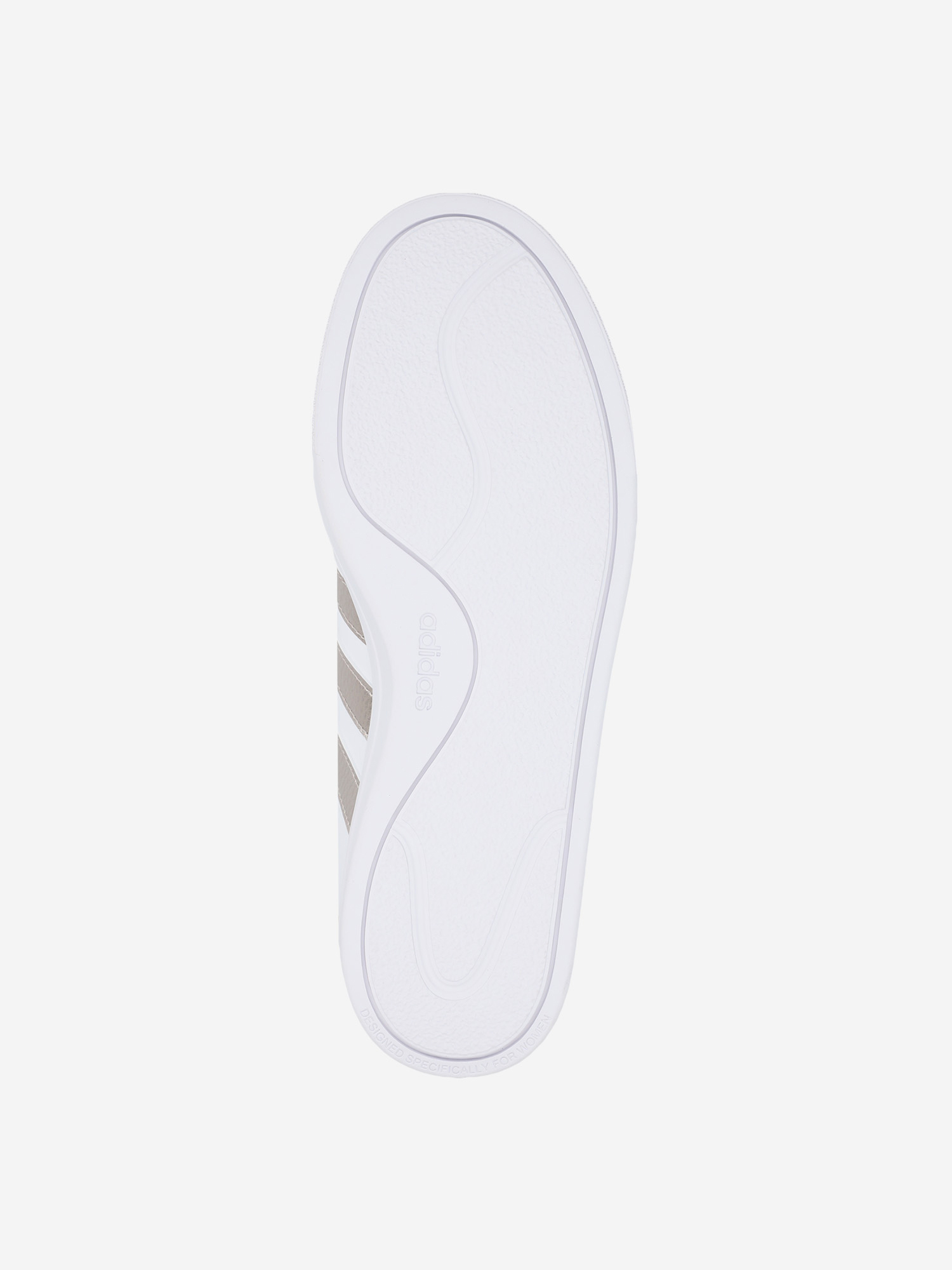 фото Кеды женские adidas court platform, белый