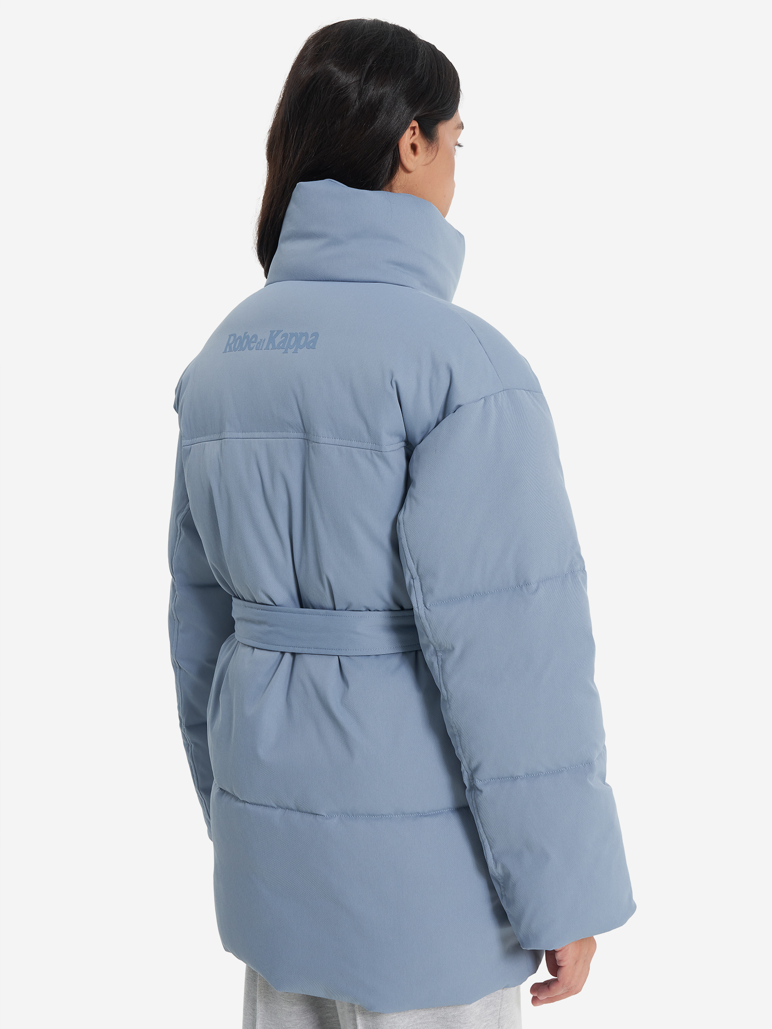 фото Пуховик женский robe di kappa, голубой