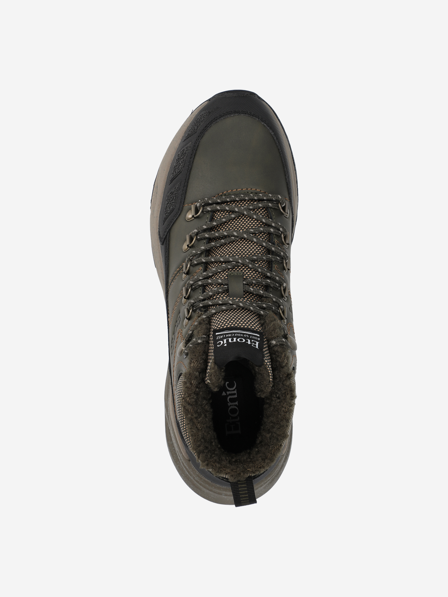 фото Кроссовки утепленные мужские etonic storm, коричневый