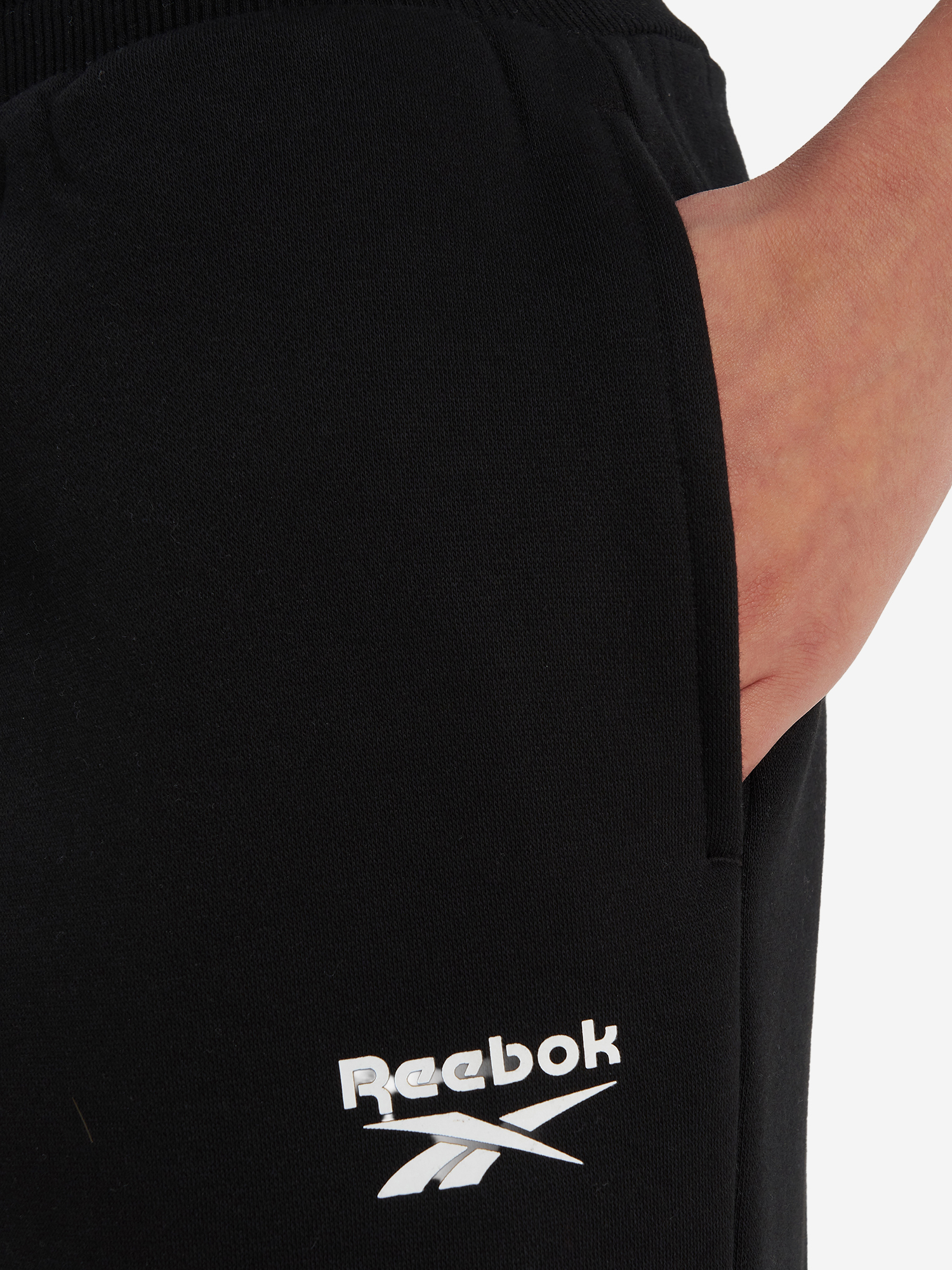 фото Брюки женские reebok erika cuffed, черный