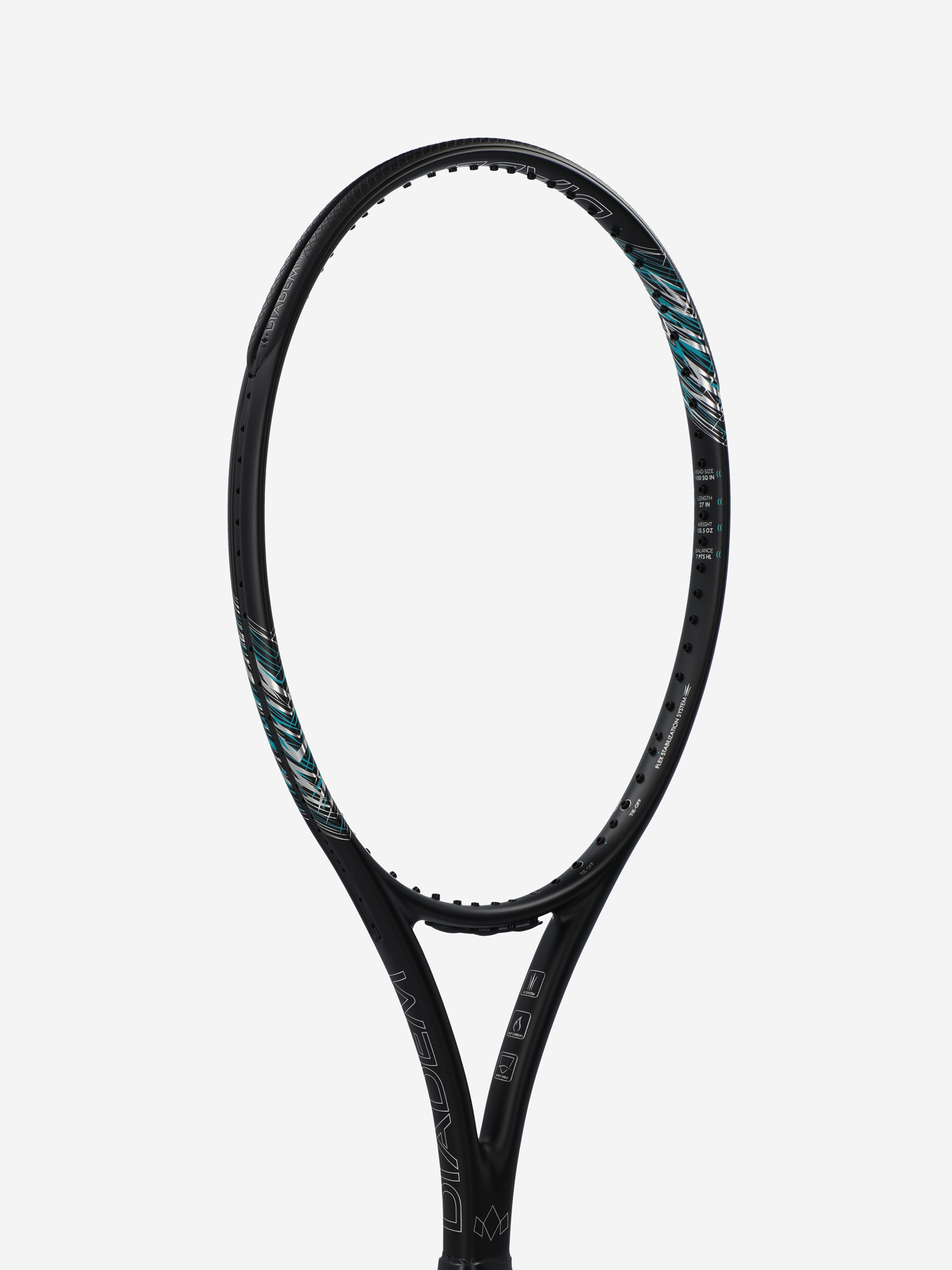 фото Ракетка для большого тенниса diadem nova 100 fs 27", черный